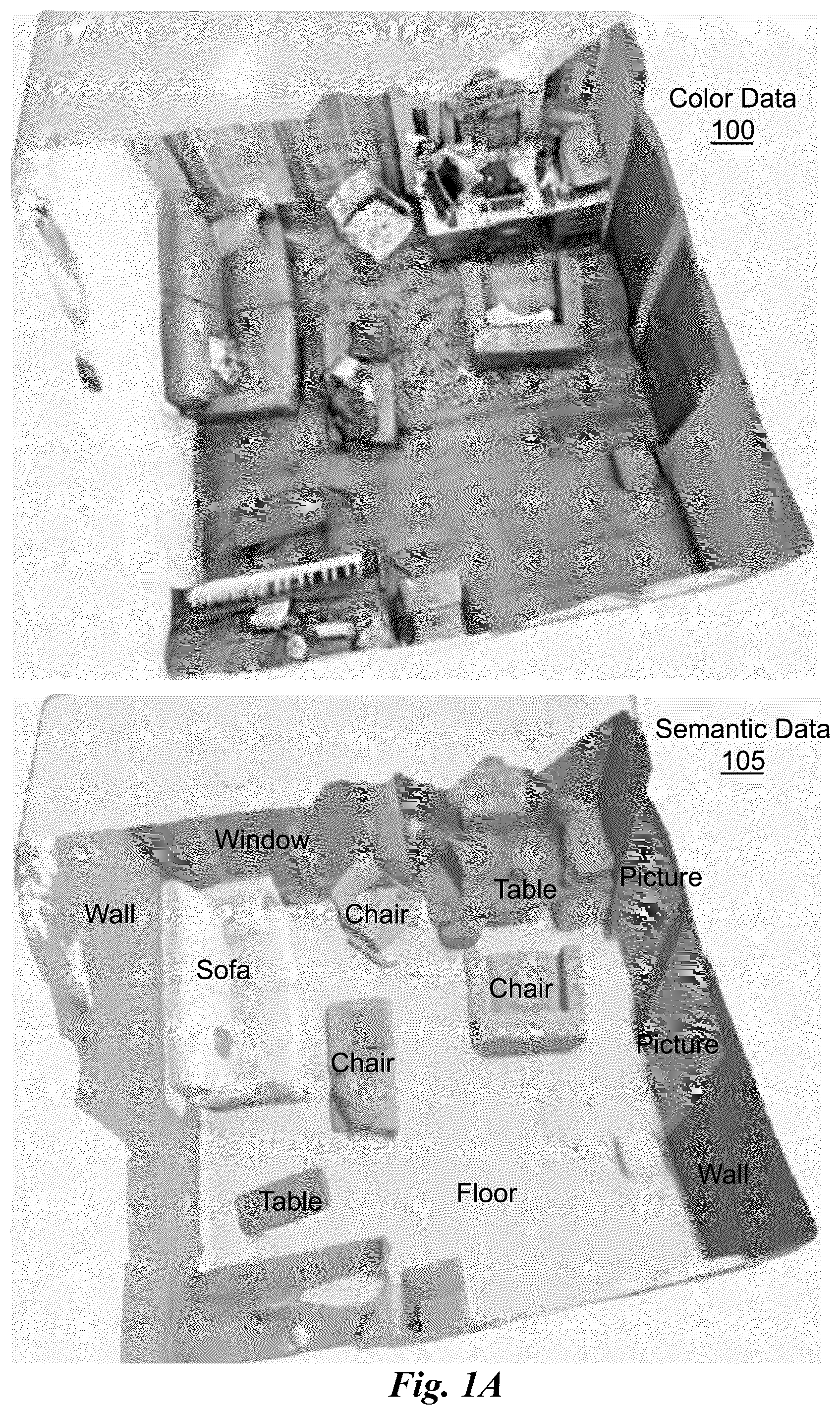 Patent US12586293 Figure 1 – Scene reconstruction from monocular video