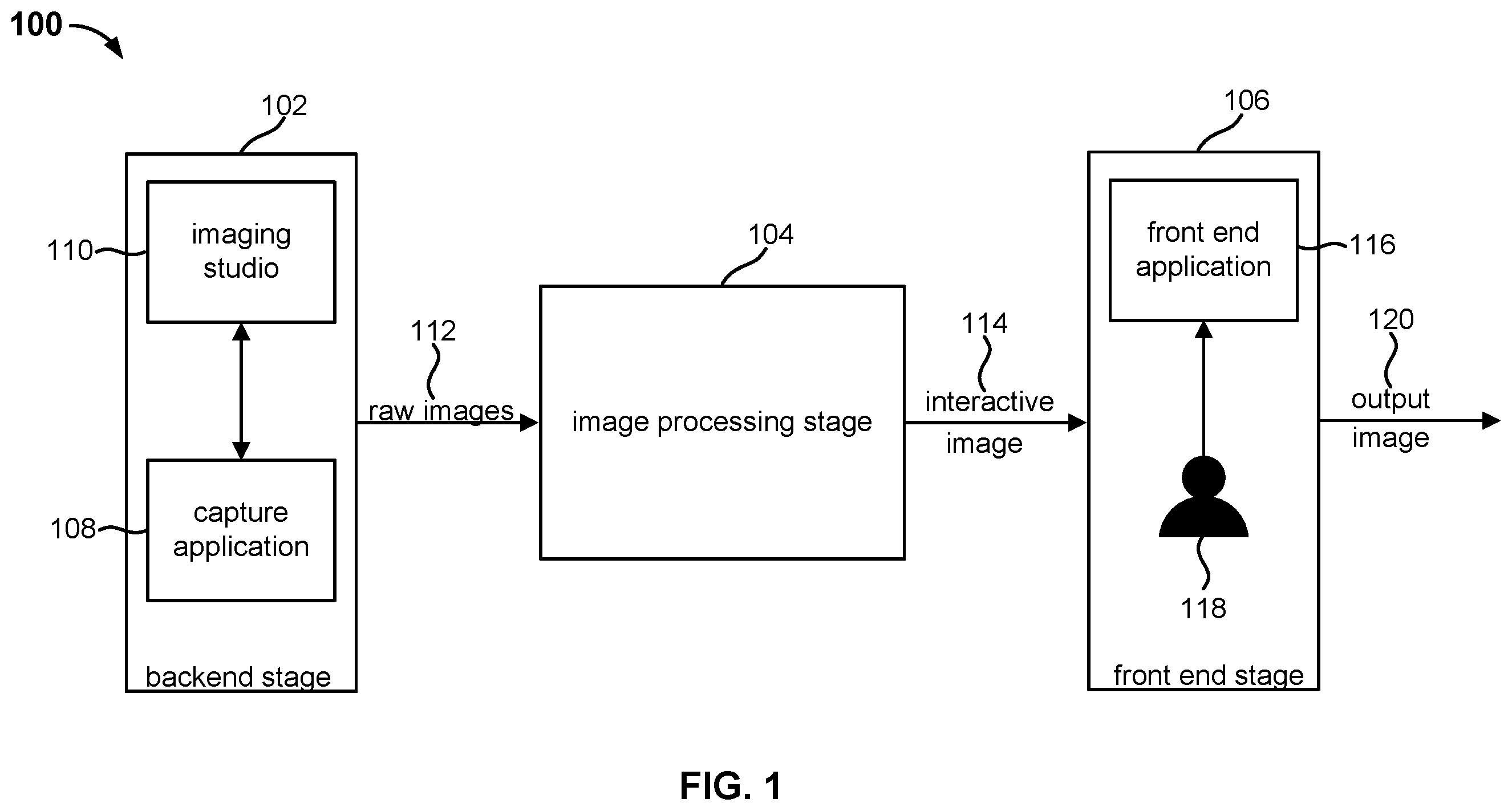 Patent US12586297 Figure 1 – Interactive image generation