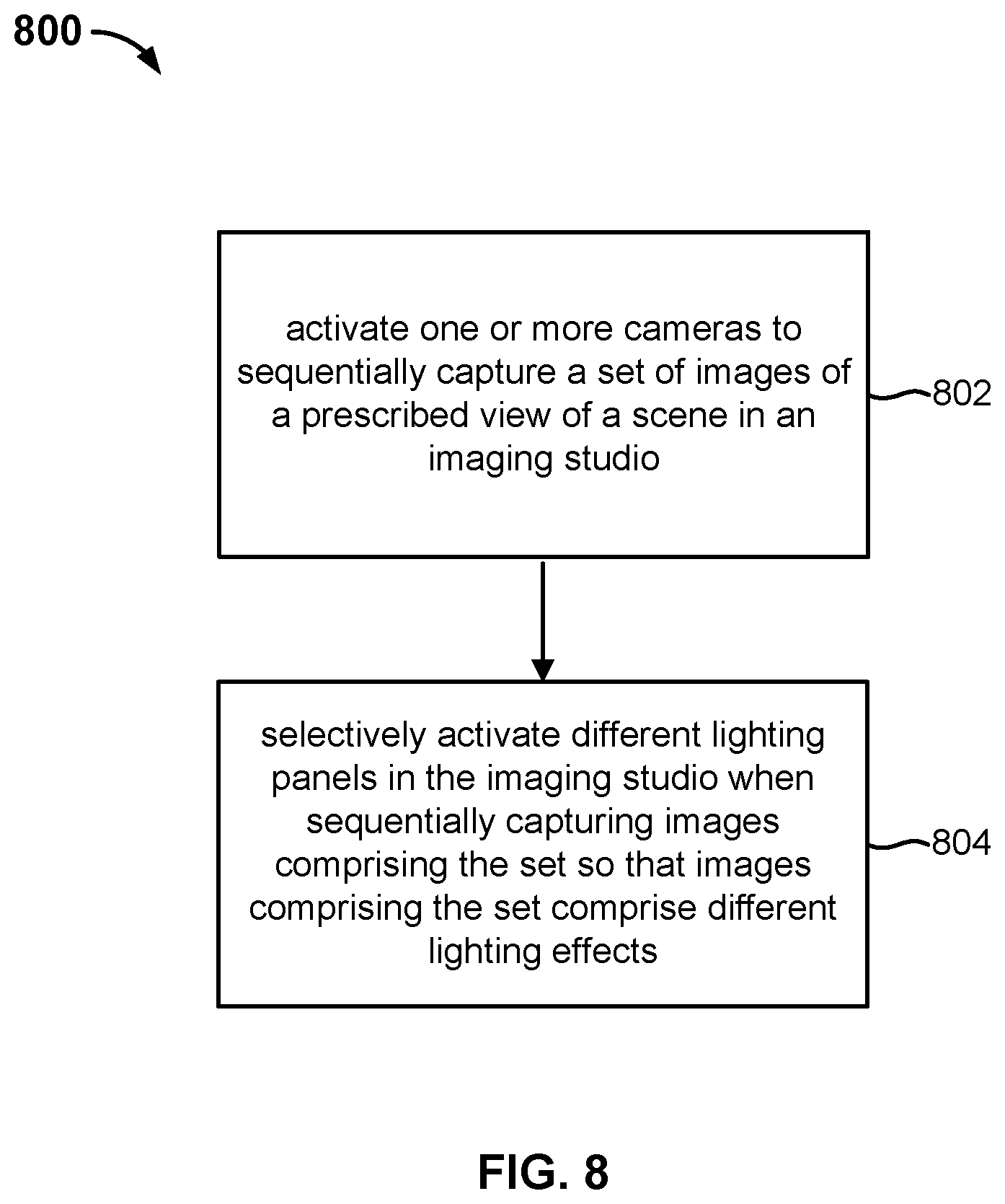 Patent US12586297 Figure 8 – Interactive image generation