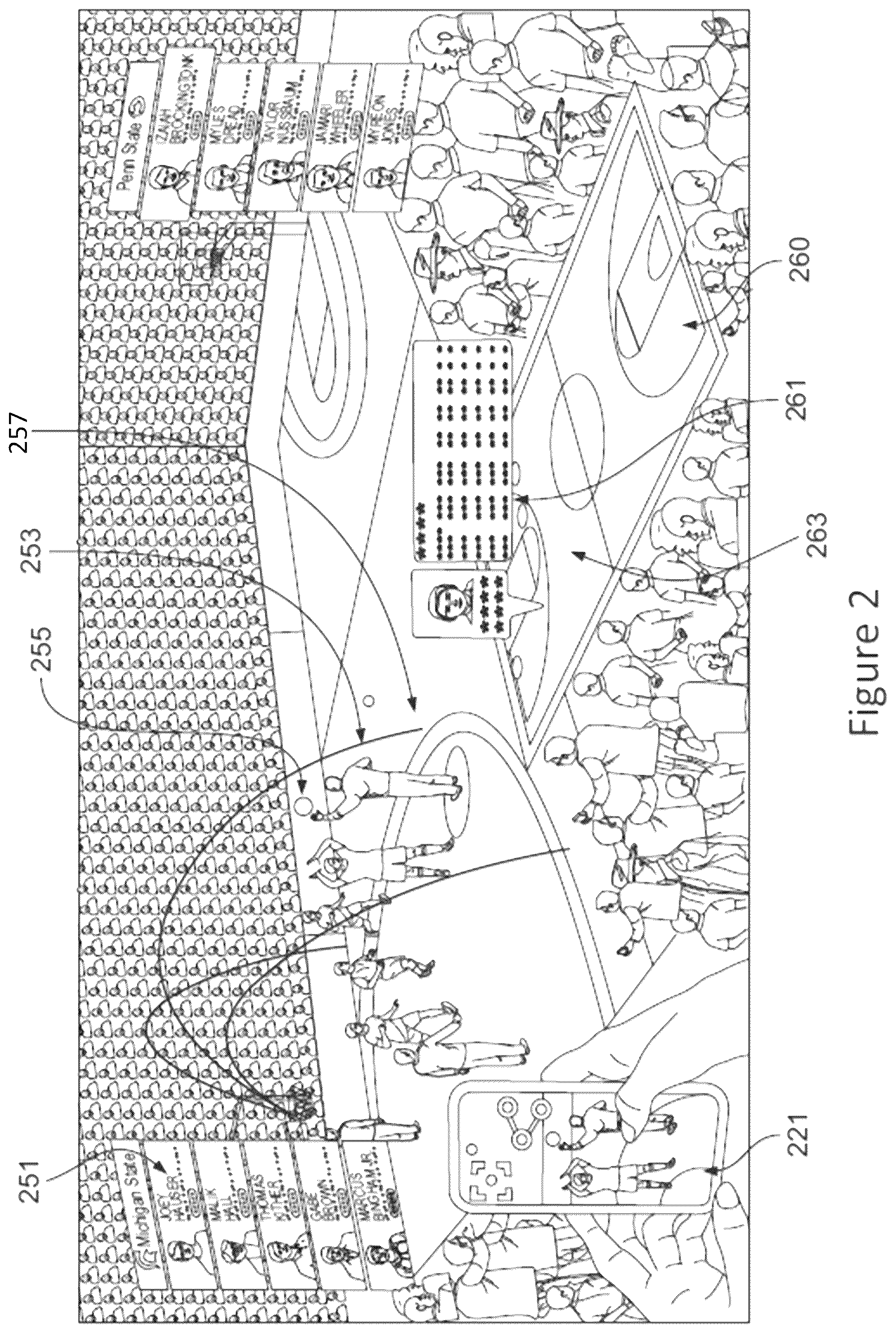 Patent US12586305 Figure 2 – 3D reference point detection for survey for venue model construction