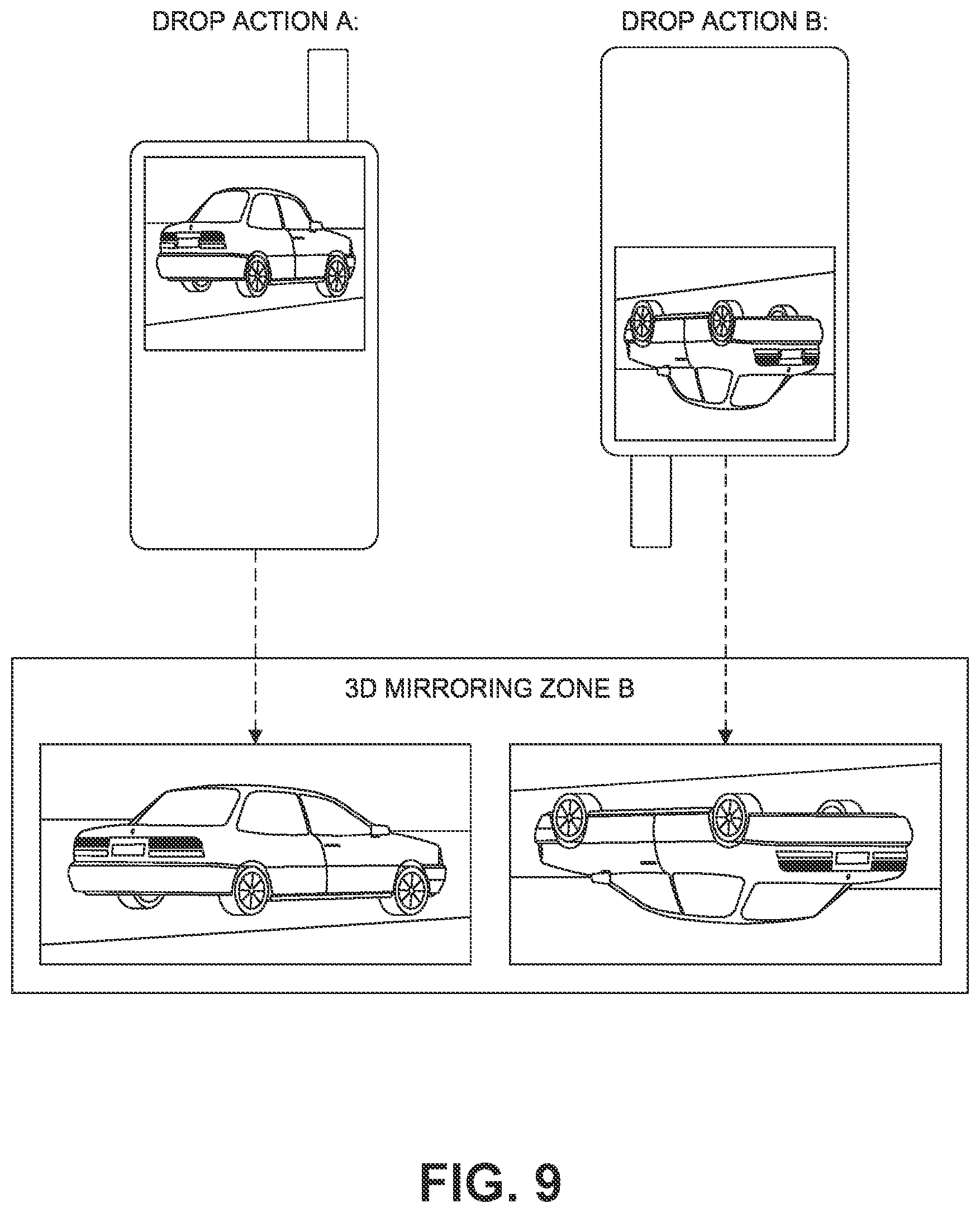 Patent US12586316 Figure 14 – Method for mirroring 3D objects to light field displays