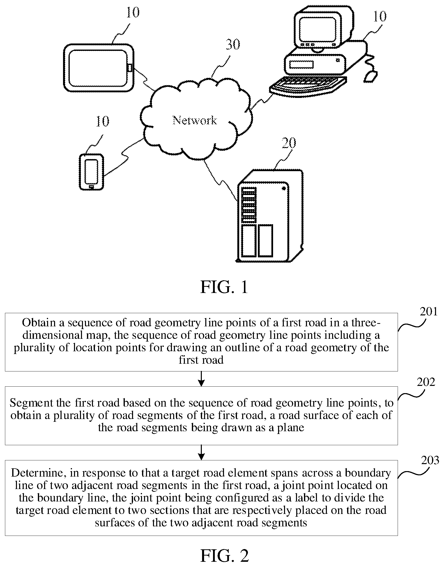 Patent US12586318 Figure 1 – Method and apparatus for labeling road element, device, and storage medium