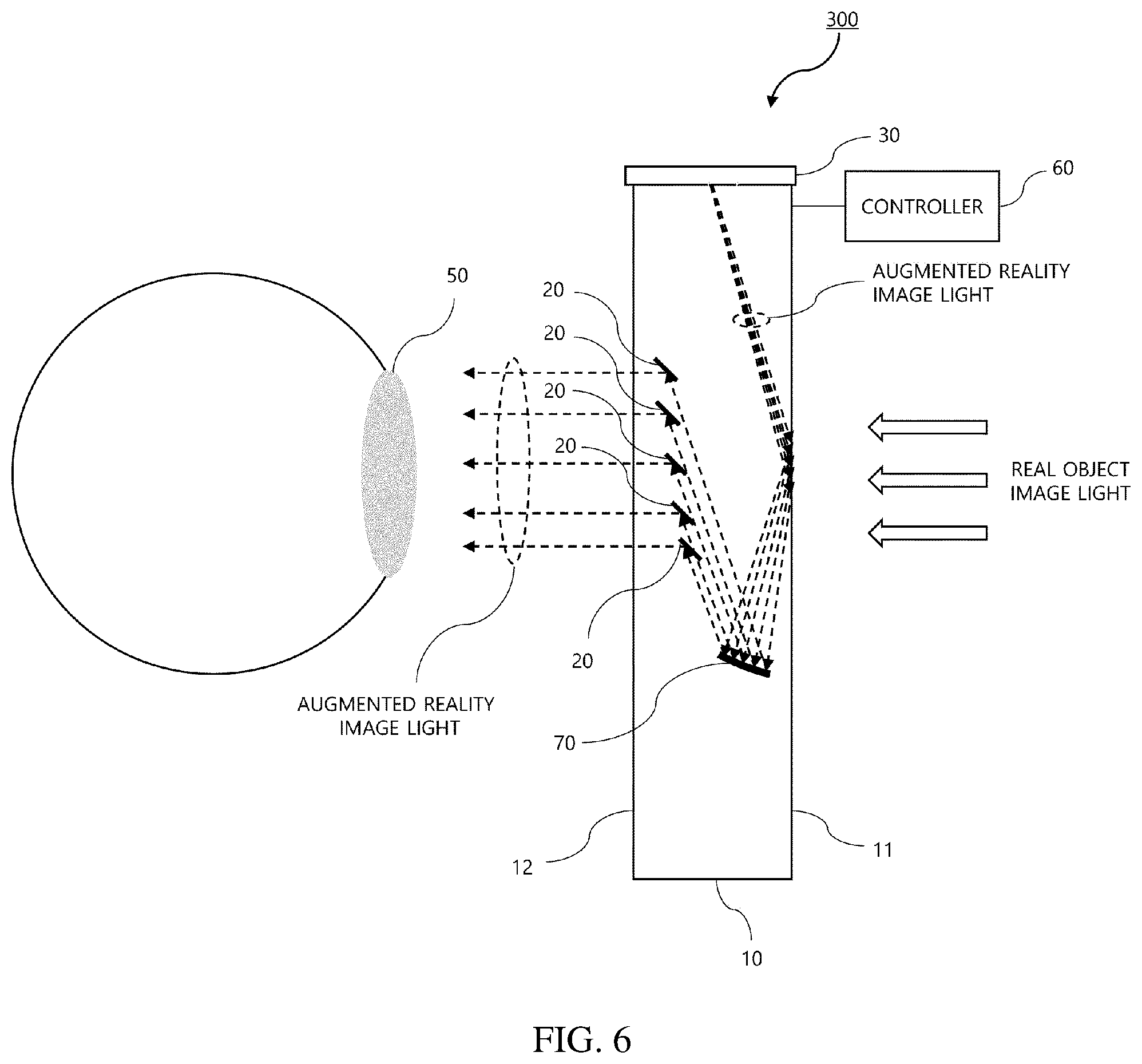 Patent US12586320 Figure 5 – Lightweight optical device for augmented reality using state change optical element