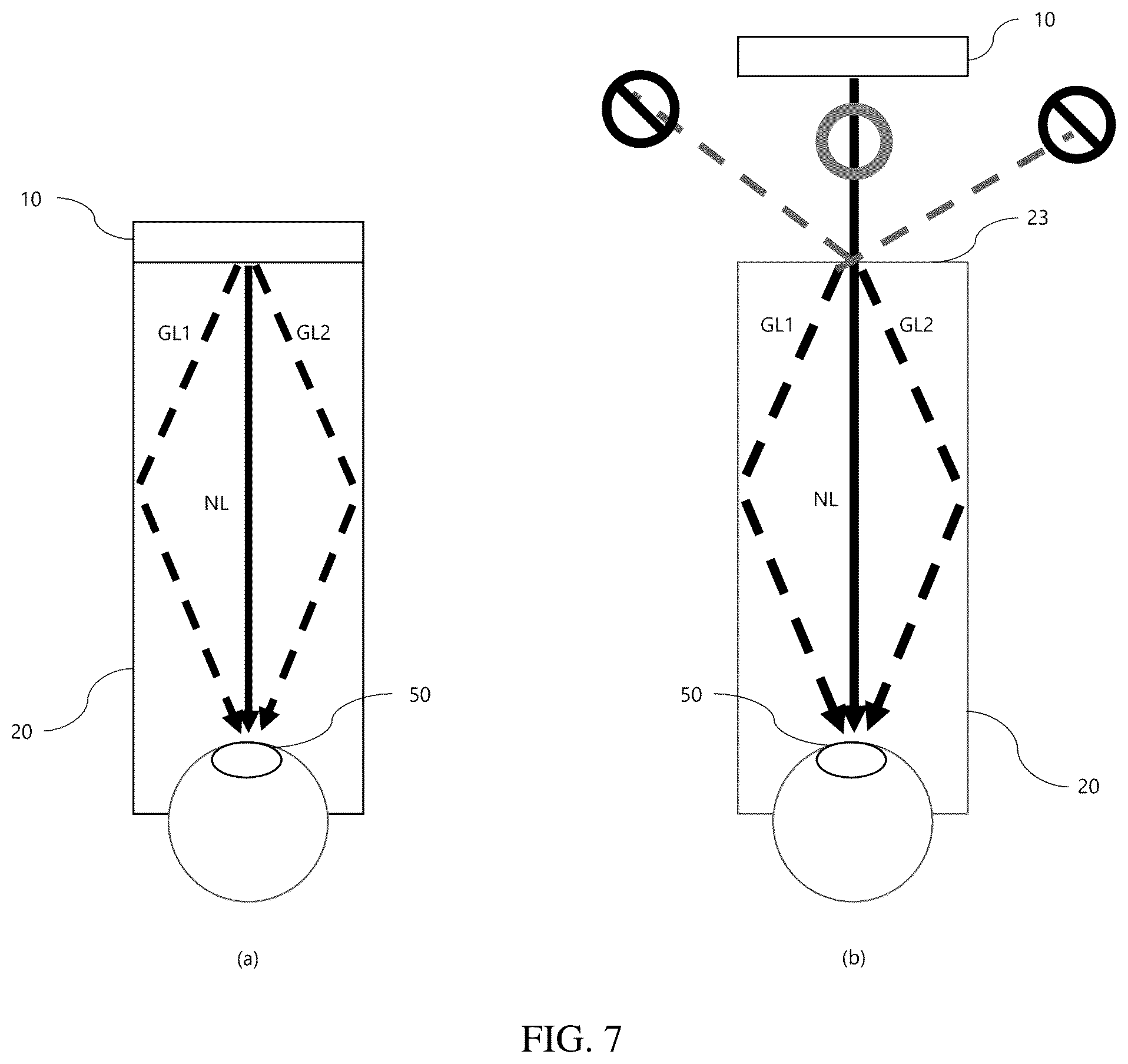 Patent US12586322 Figure 7 – Optical device for augmented reality having ghost image prevention function