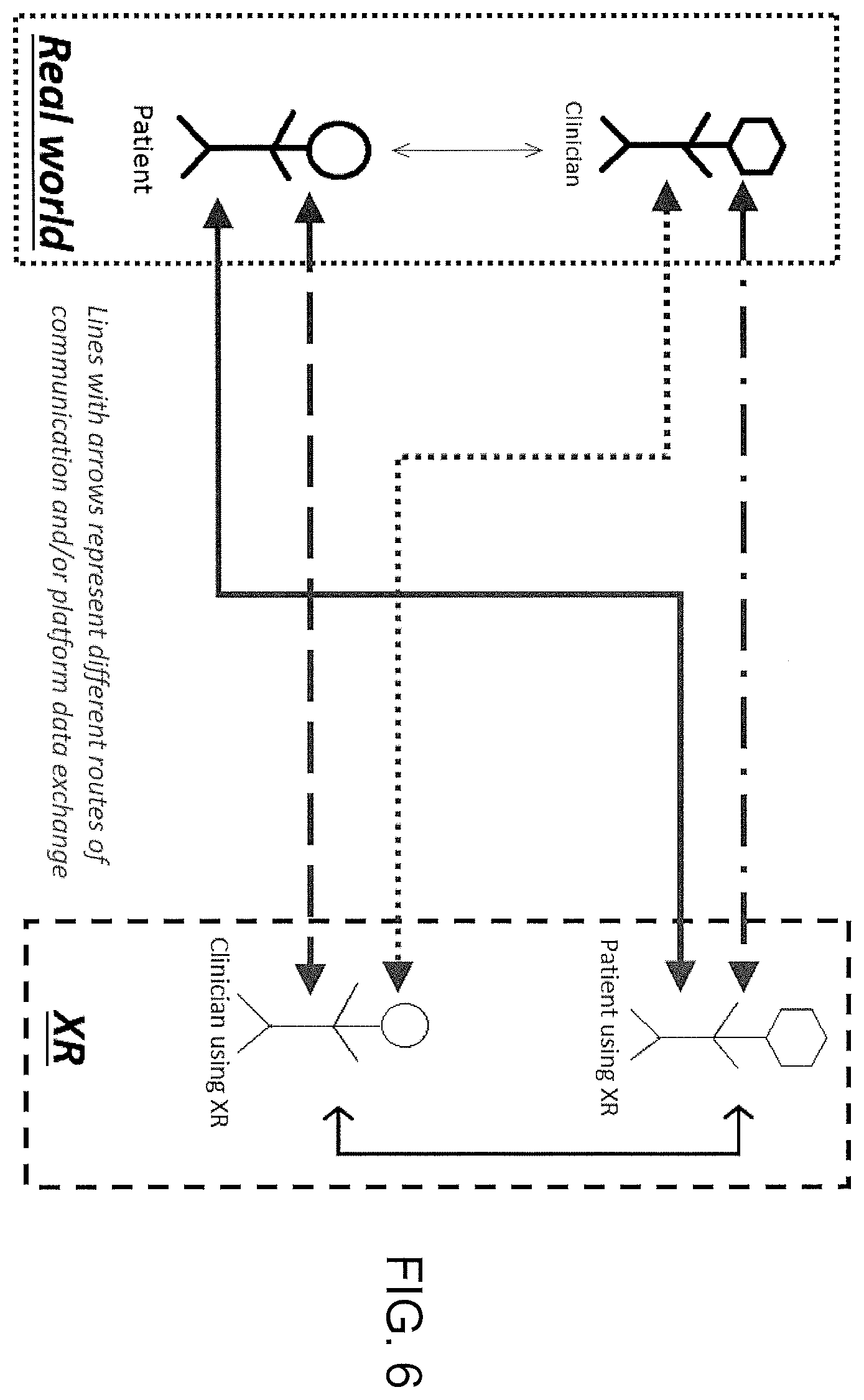Patent US12586325 Figure 6 – XR health platform, system and method
