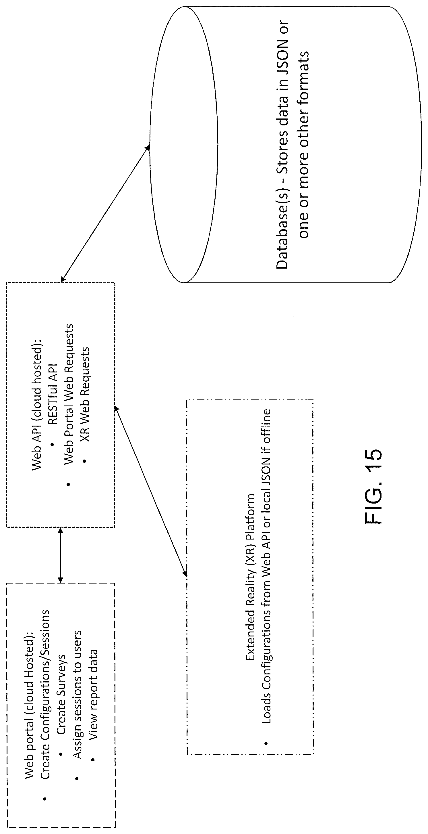 Patent US12586325 Figure 15 – XR health platform, system and method
