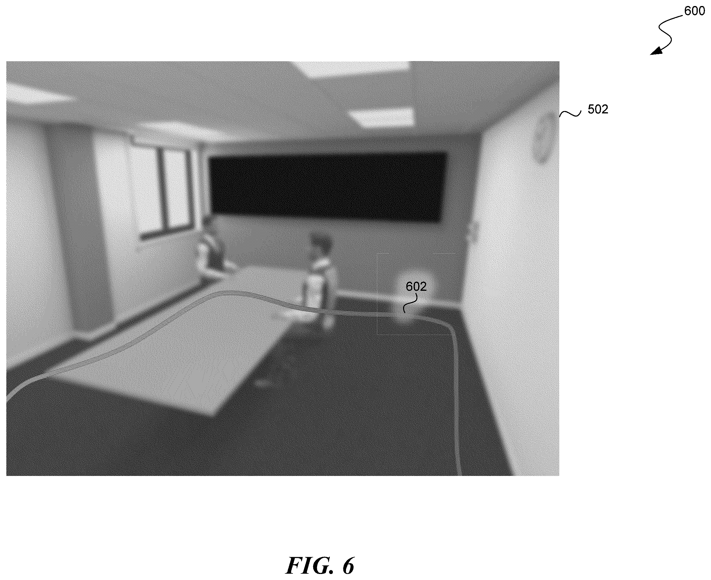 Patent US12586326 Figure 8 – Mapping a real-world room for a shared artificial reality environment