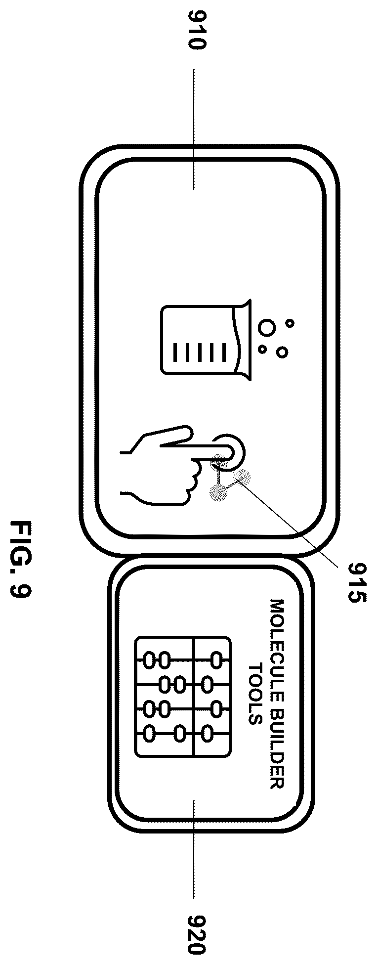 Patent US12586327 Figure 9 – Display of virtual tablets in extended reality environments