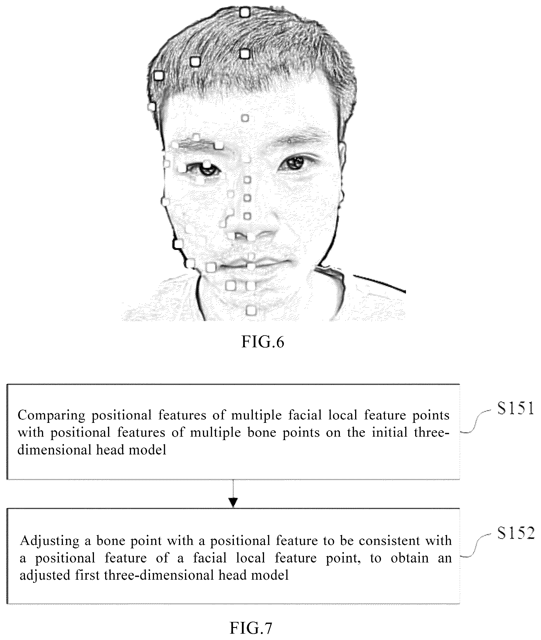 Patent US12586329 Figure 4 – Modeling method, device, and system for three-dimensional head model, and storage medium