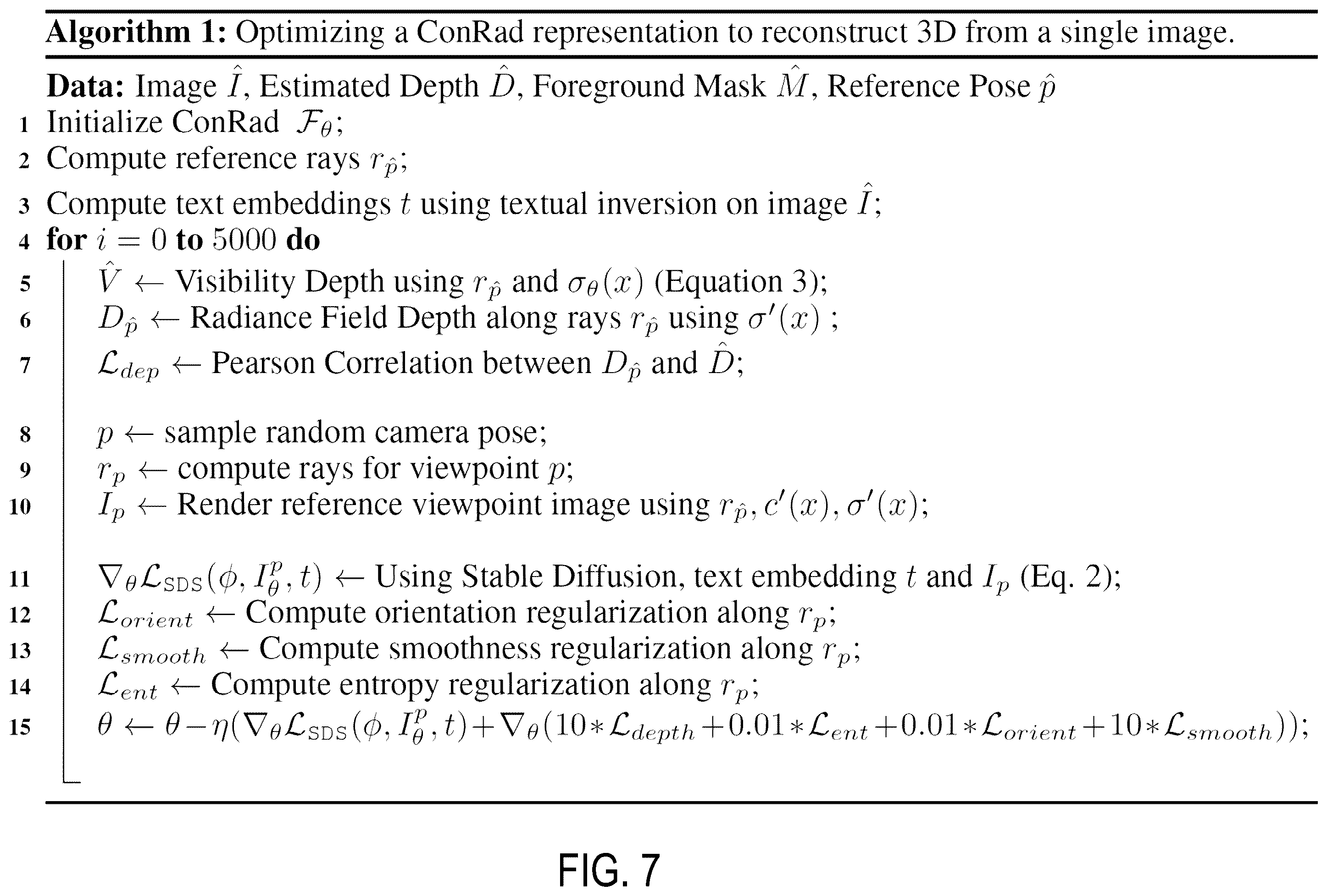 Patent US12586335 Figure 7 – Systems and methods for reconstructing a three-dimensional object from an image
