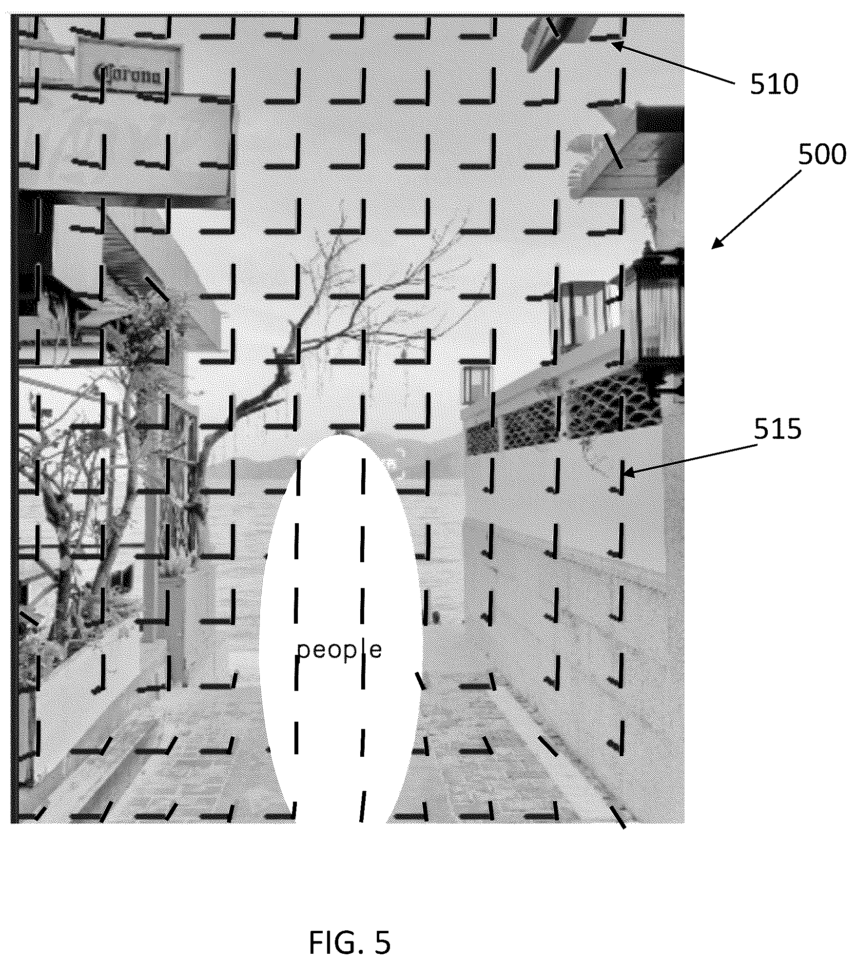 Patent US12586340 Figure 5 – Pixel perspective estimation and refinement in an image