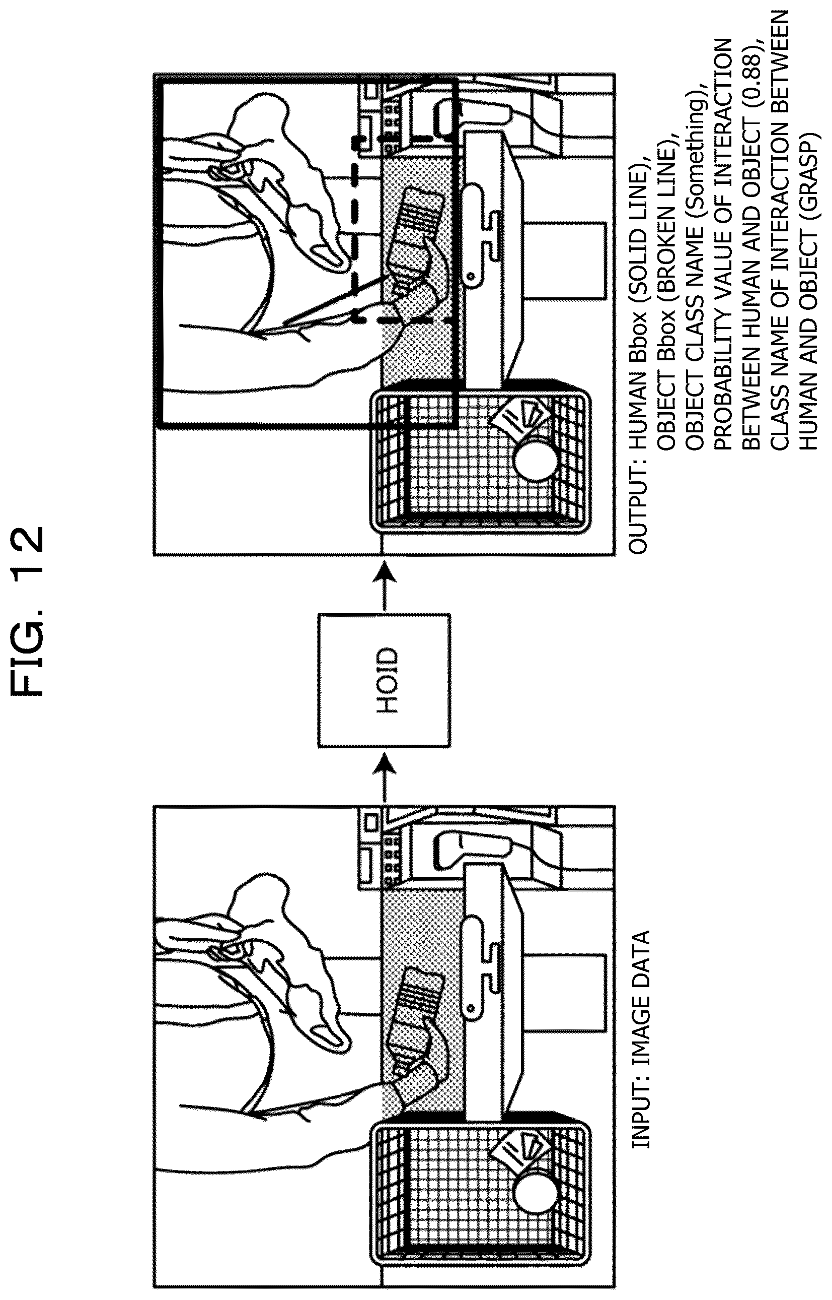 Patent US12586351 Figure 12 – Storage medium, specifying method, and information processing device