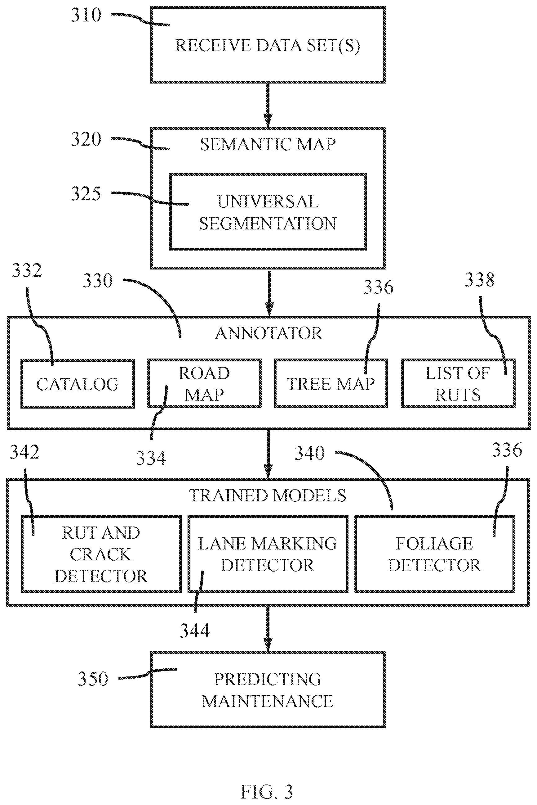 Patent US12586355 Figure 3 – Road and infrastructure analysis tool
