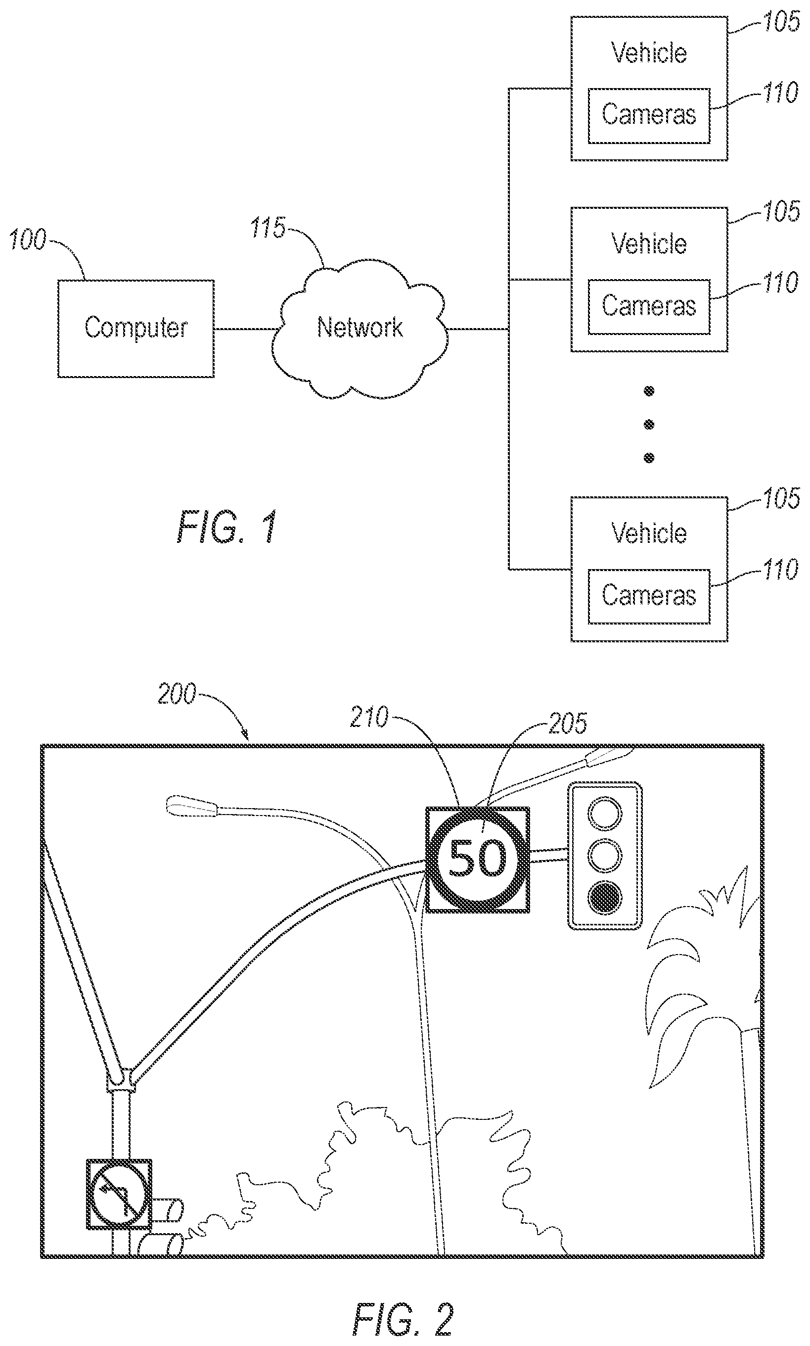 Patent US12586356 Figure 1 – Artificial image generation with traffic signs