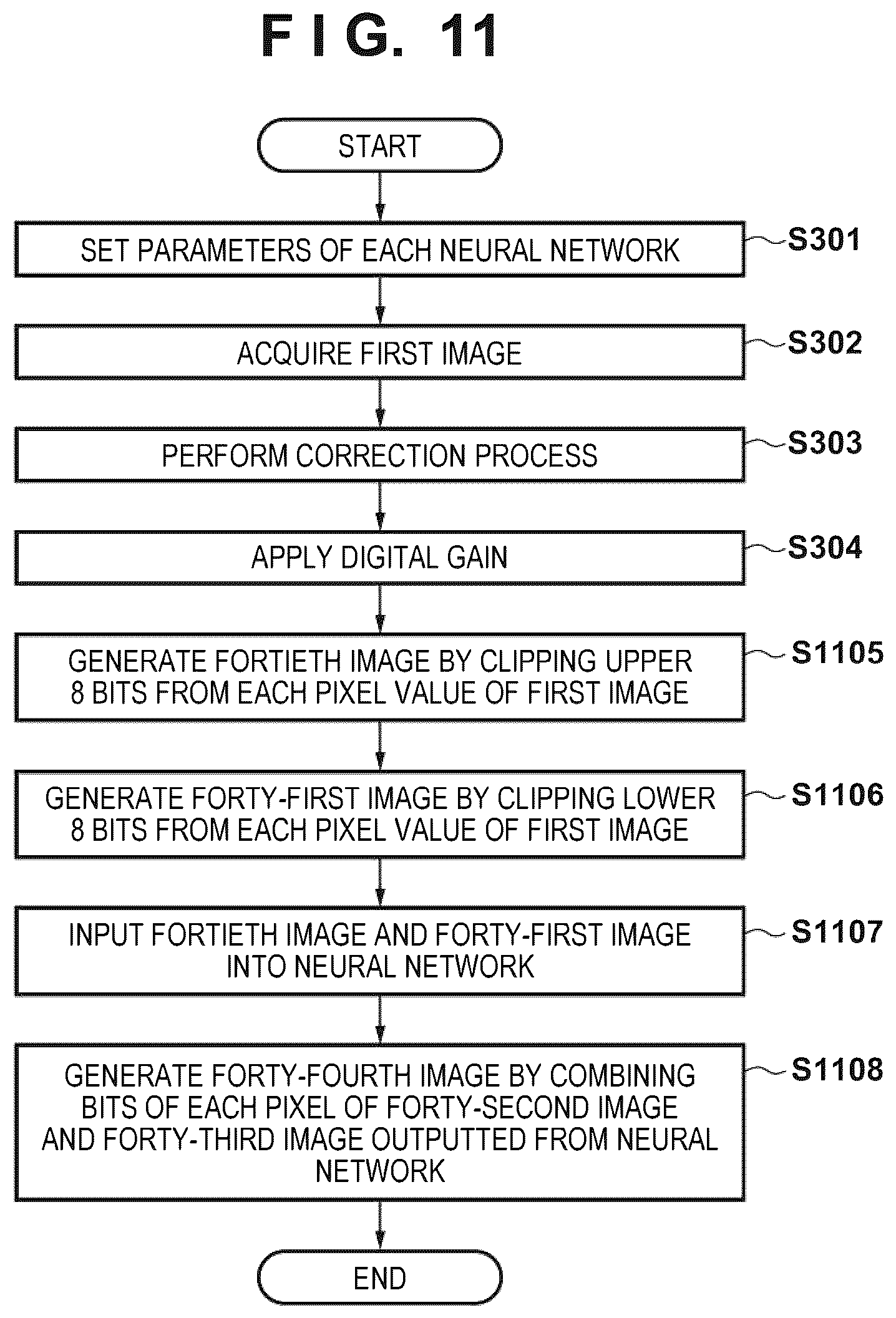 Patent US12586363 Figure 14 – Generation of plural images having m-bit depth per pixel by clipping M-bit segments from mutually different positions in image having N-bit depth per pixel