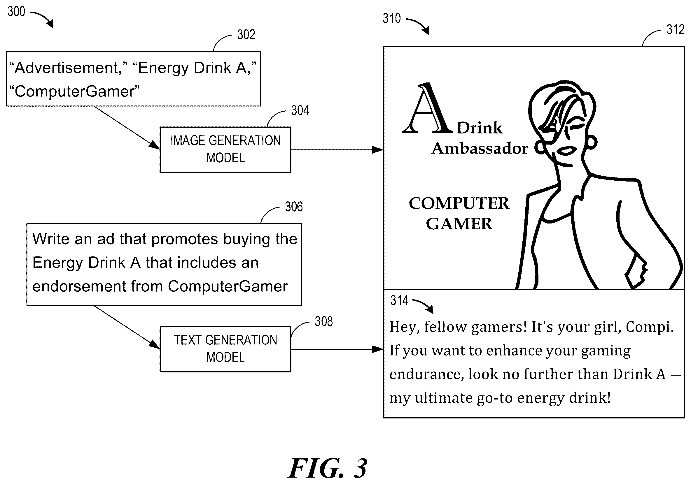 Patent US12586366 Figure 3 – Artificial intelligence based content detection