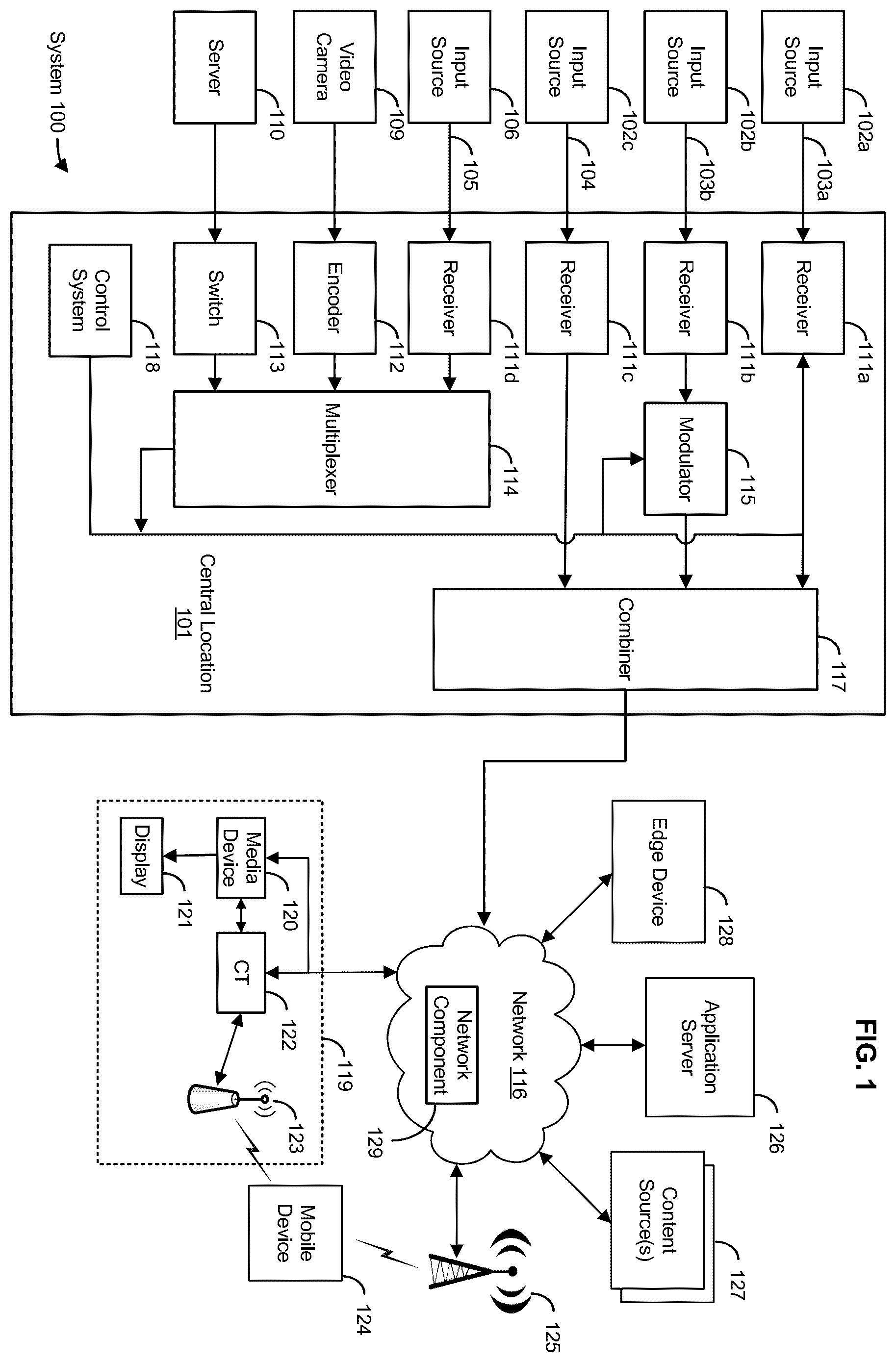 Patent US12586373 — Processing content based on natural language queries — Figure 1