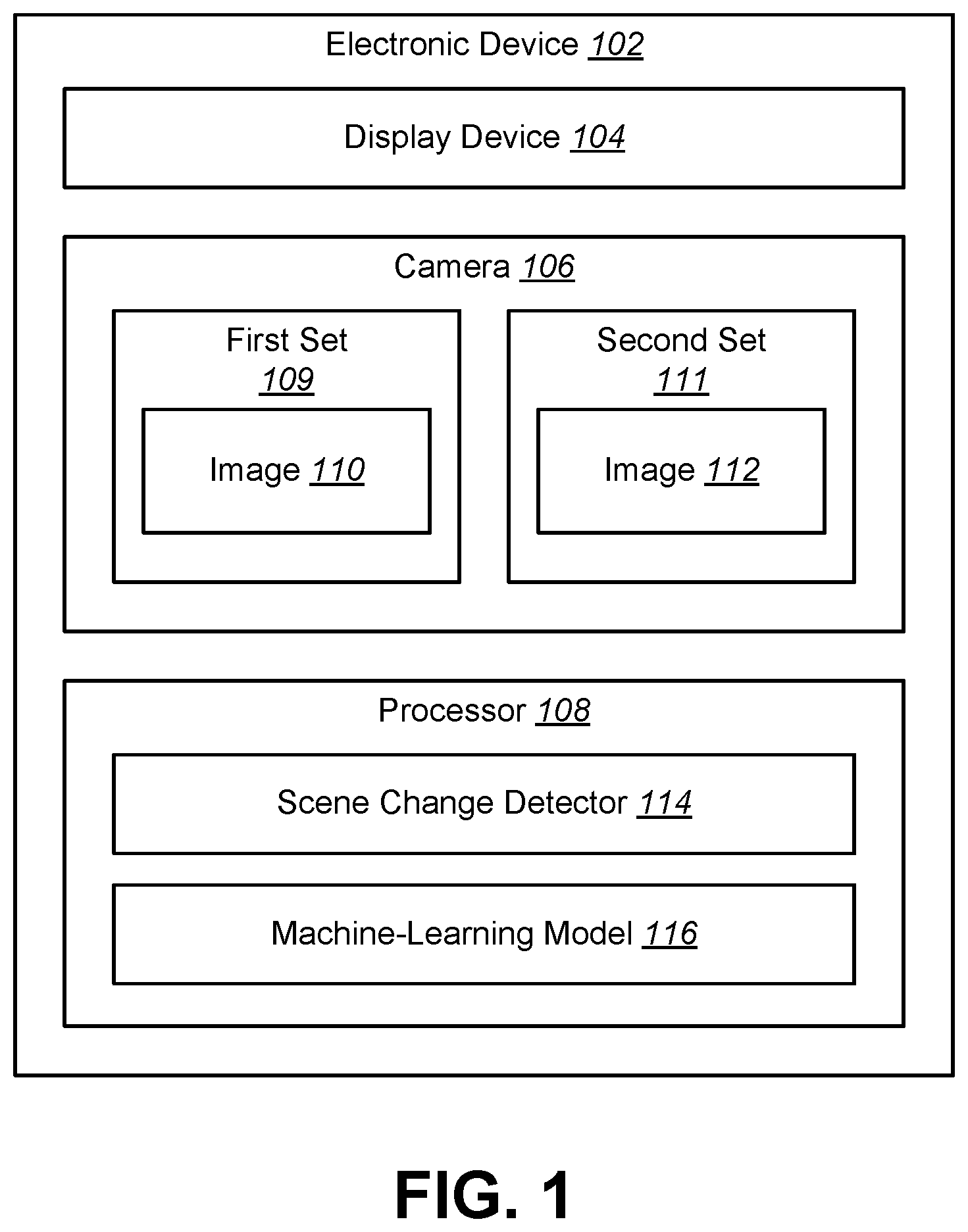 Patent US12586376 Figure 1 – Display device surveillance detection