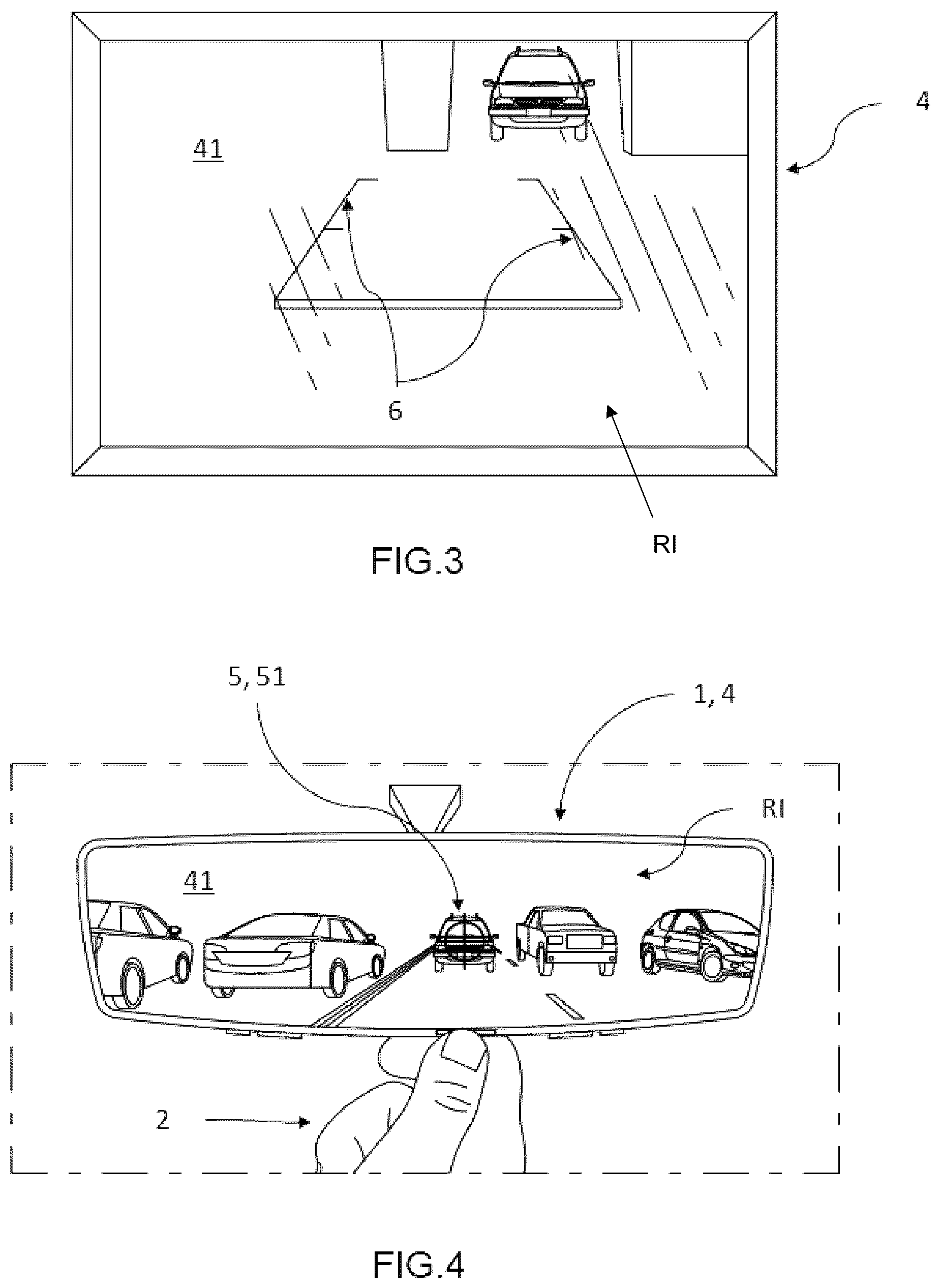 Patent US12586383 Figure 3 – Camera monitor system, vehicle and method