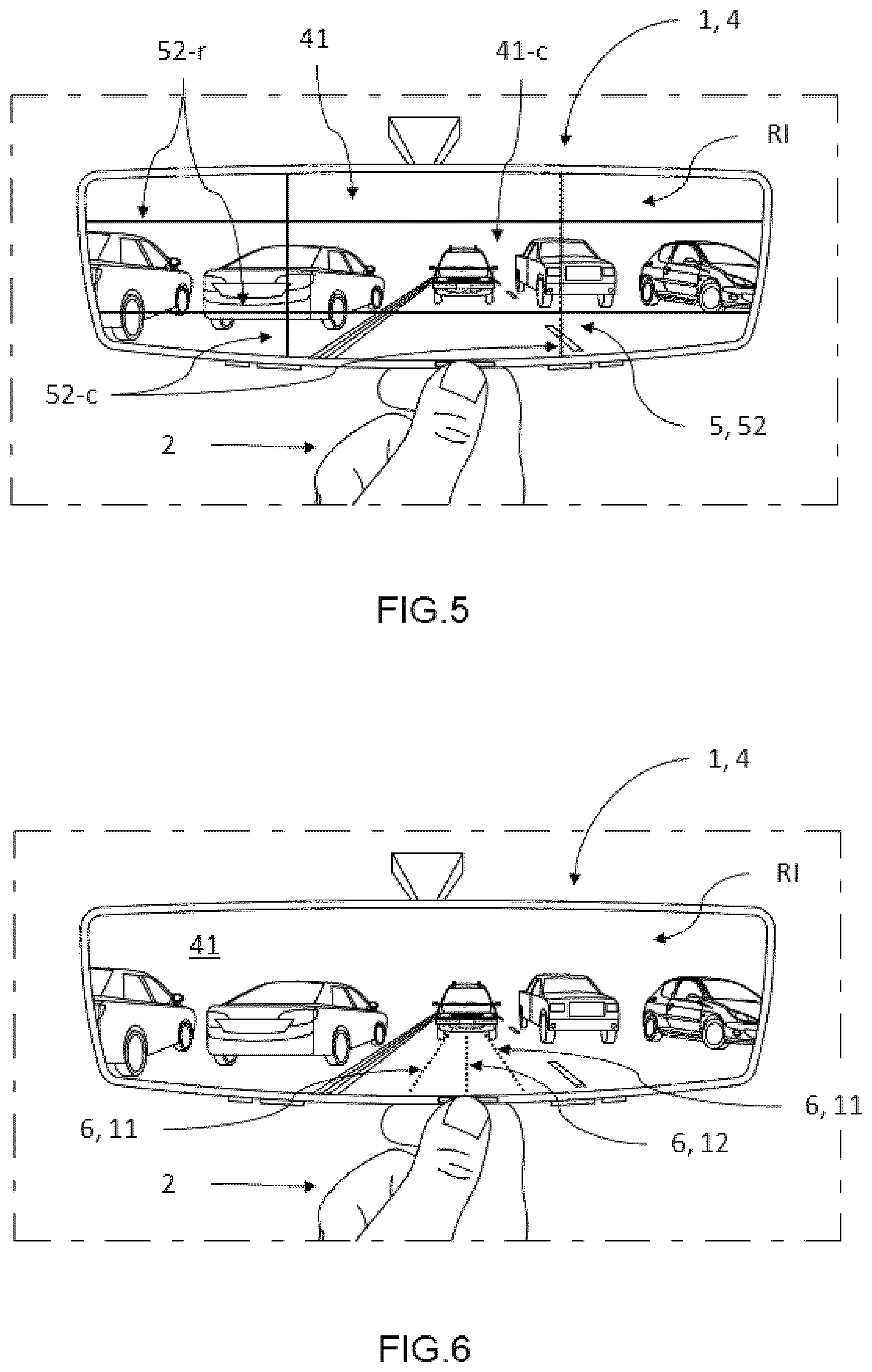 Patent US12586383 Figure 4 – Camera monitor system, vehicle and method