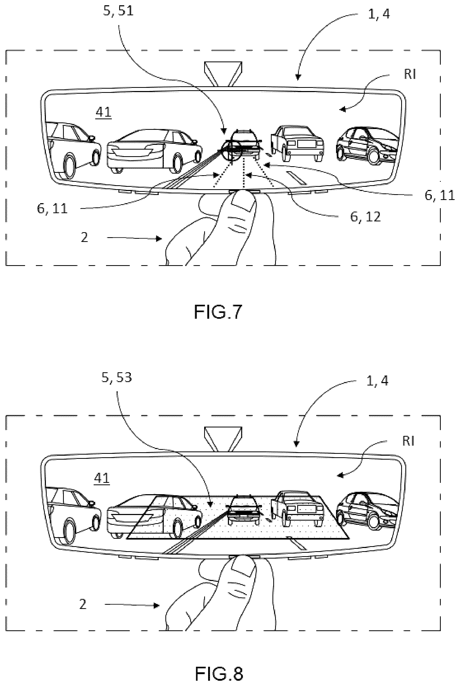 Patent US12586383 Figure 5 – Camera monitor system, vehicle and method