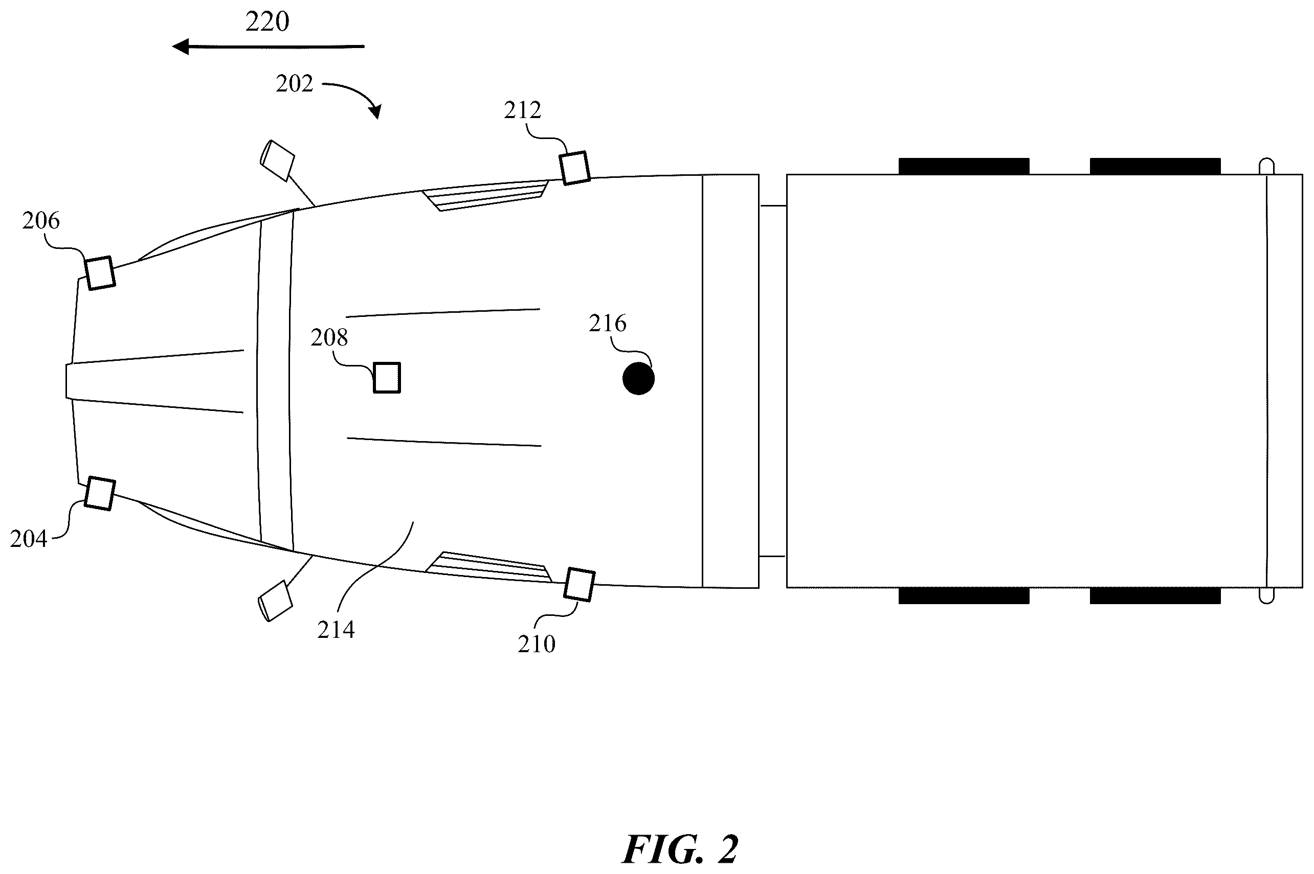 Patent US12586385 Figure 2 – System and method for occlusion detection in autonomous vehicle operation