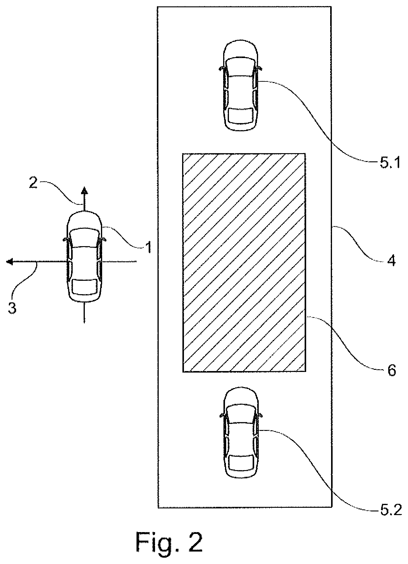 Patent US12586388 Figure 2 – Method for determining a free space in vehicle surroundings
