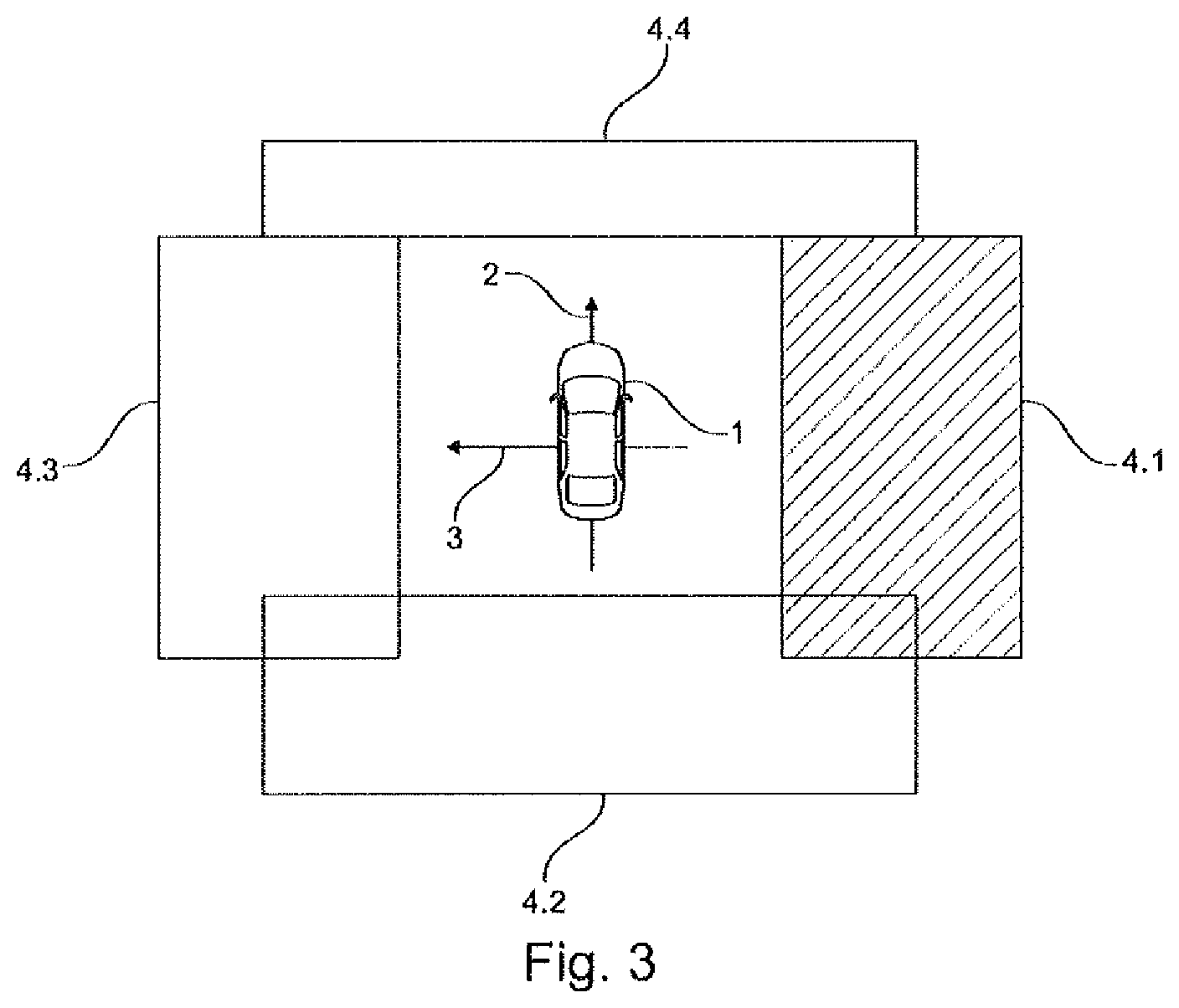 Patent US12586388 Figure 3 – Method for determining a free space in vehicle surroundings