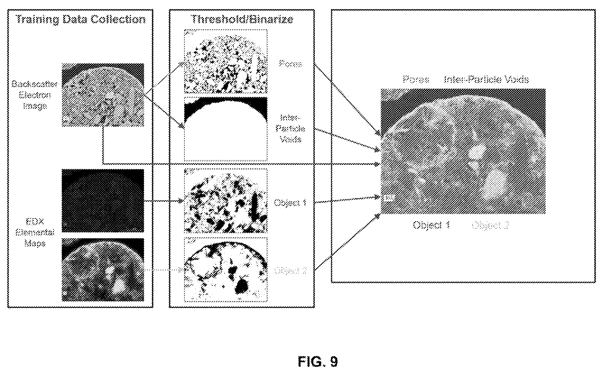 Patent US12586390 Figure 11 – Systems, methods, and computer-readable media for characterizing microspheric material
