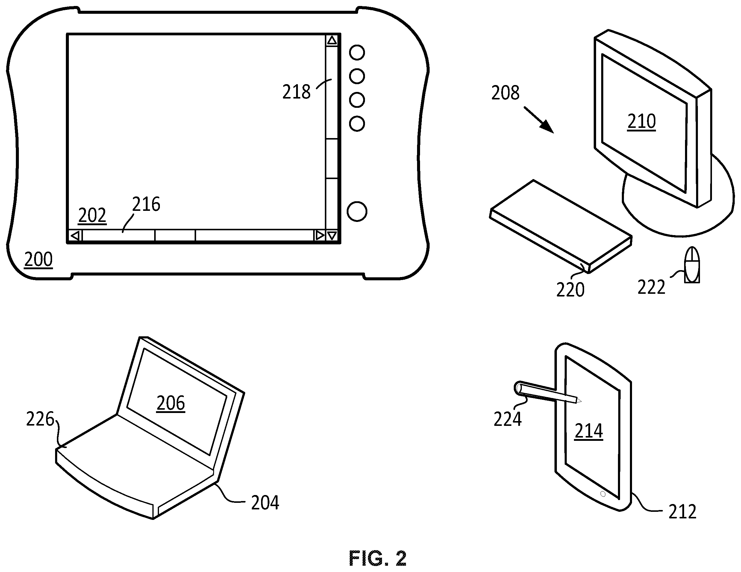 Patent US12586422 Figure 2 – Systems and methods of configuring vehicle service tools associated with display device based on operating condition of vehicle