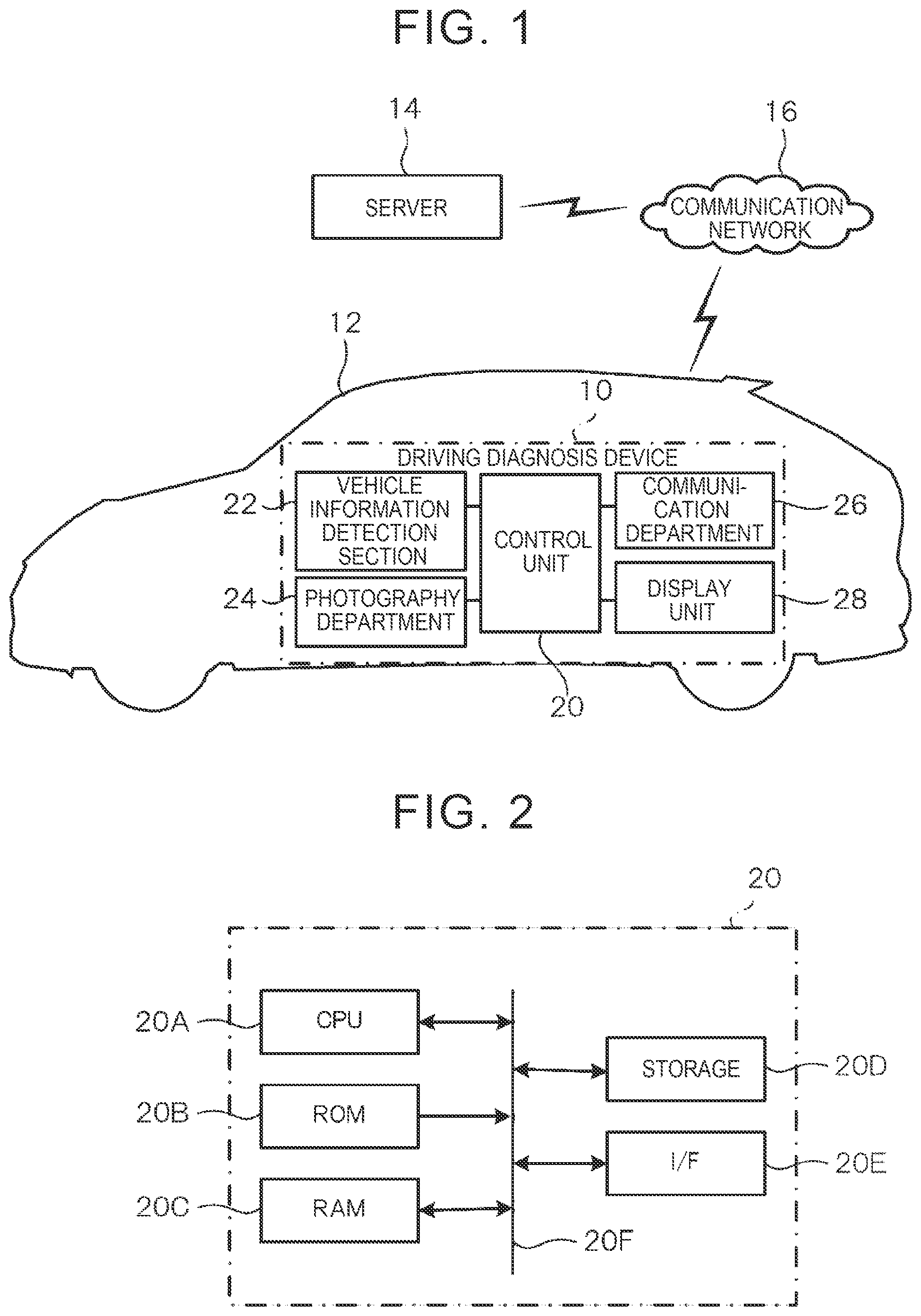 Patent US12586424 Figure 1 – Driving diagnosis device