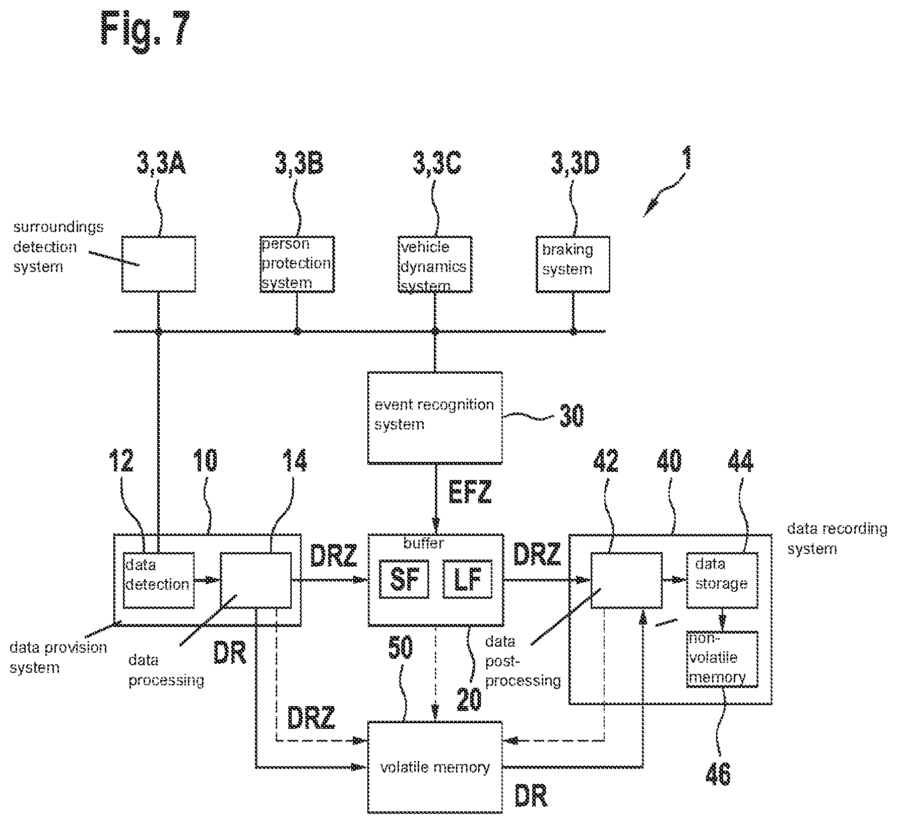 Patent US12586427 Figure 5 – Method and device for recording event data in a vehicle
