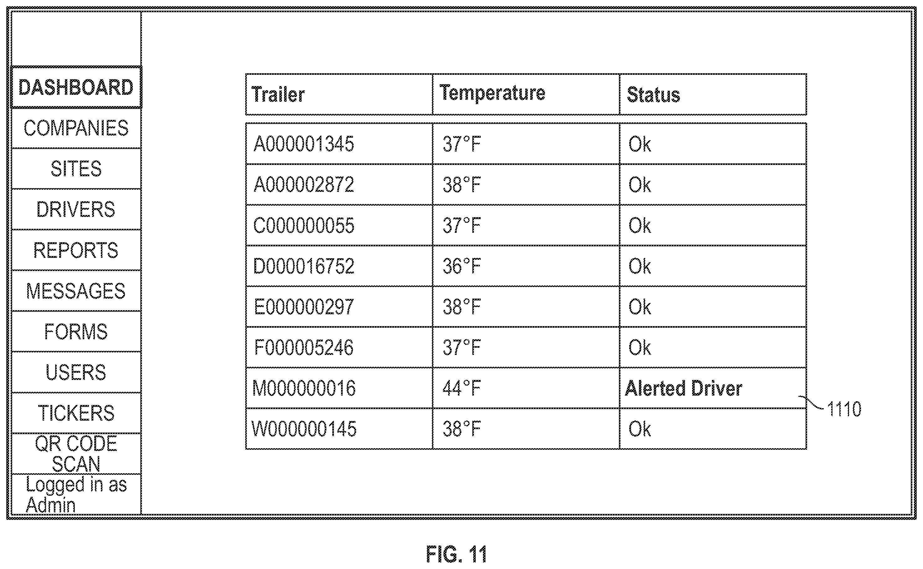 Patent US12586431 Figure 9 – Secure access to trailer connectors