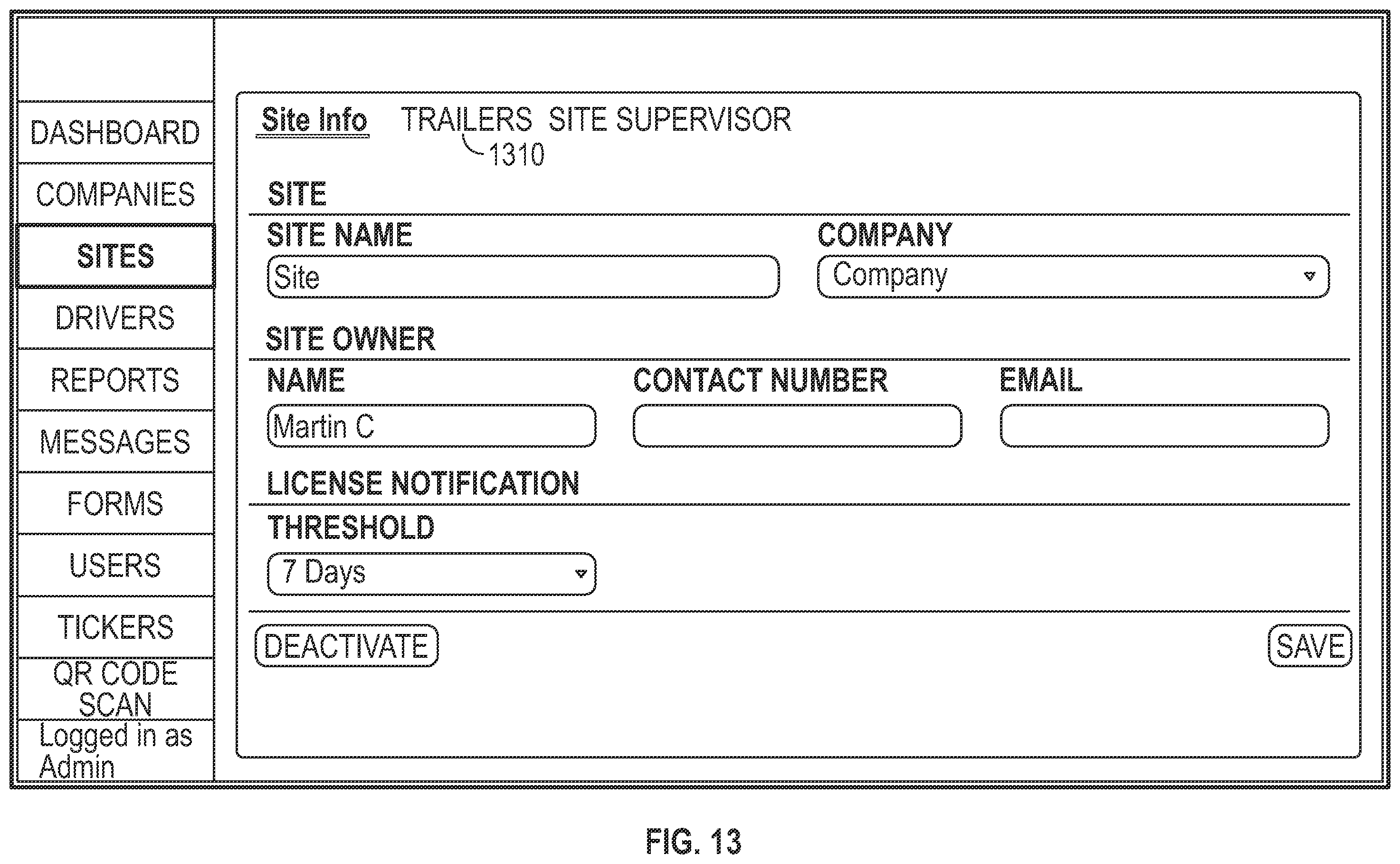 Patent US12586431 Figure 11 – Secure access to trailer connectors