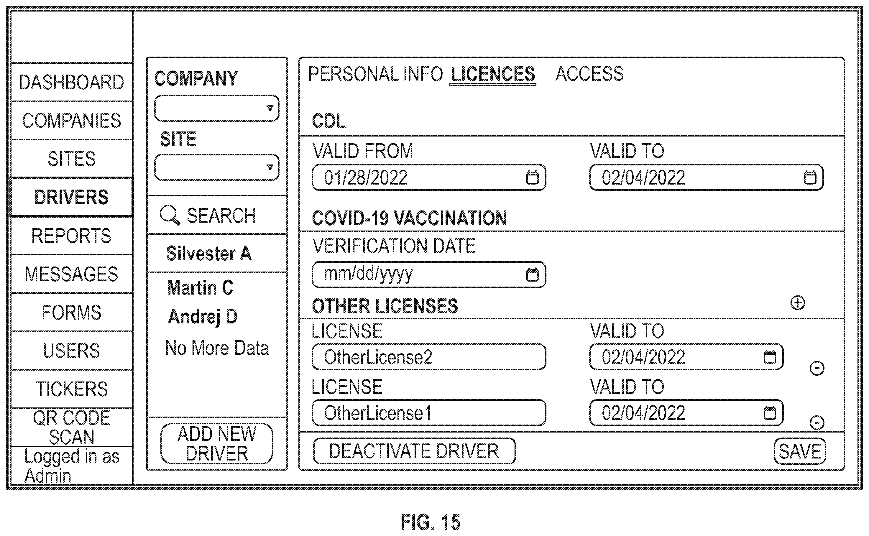 Patent US12586431 Figure 13 – Secure access to trailer connectors