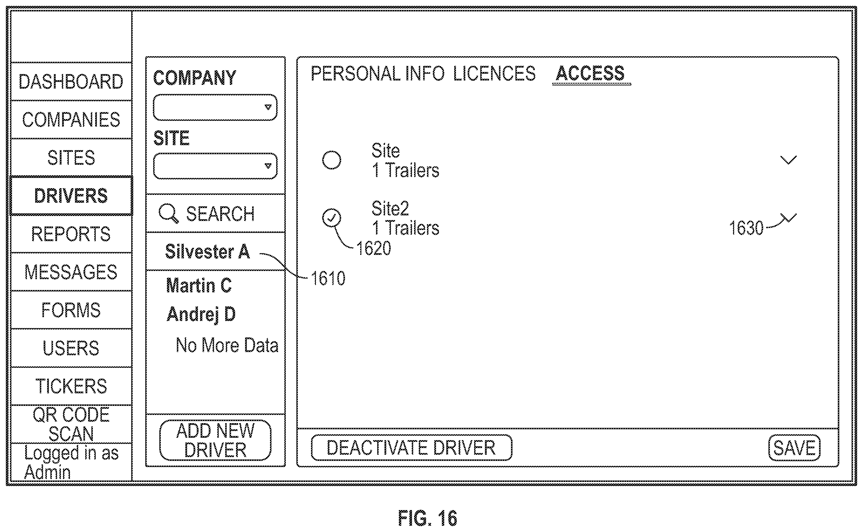 Patent US12586431 Figure 14 – Secure access to trailer connectors