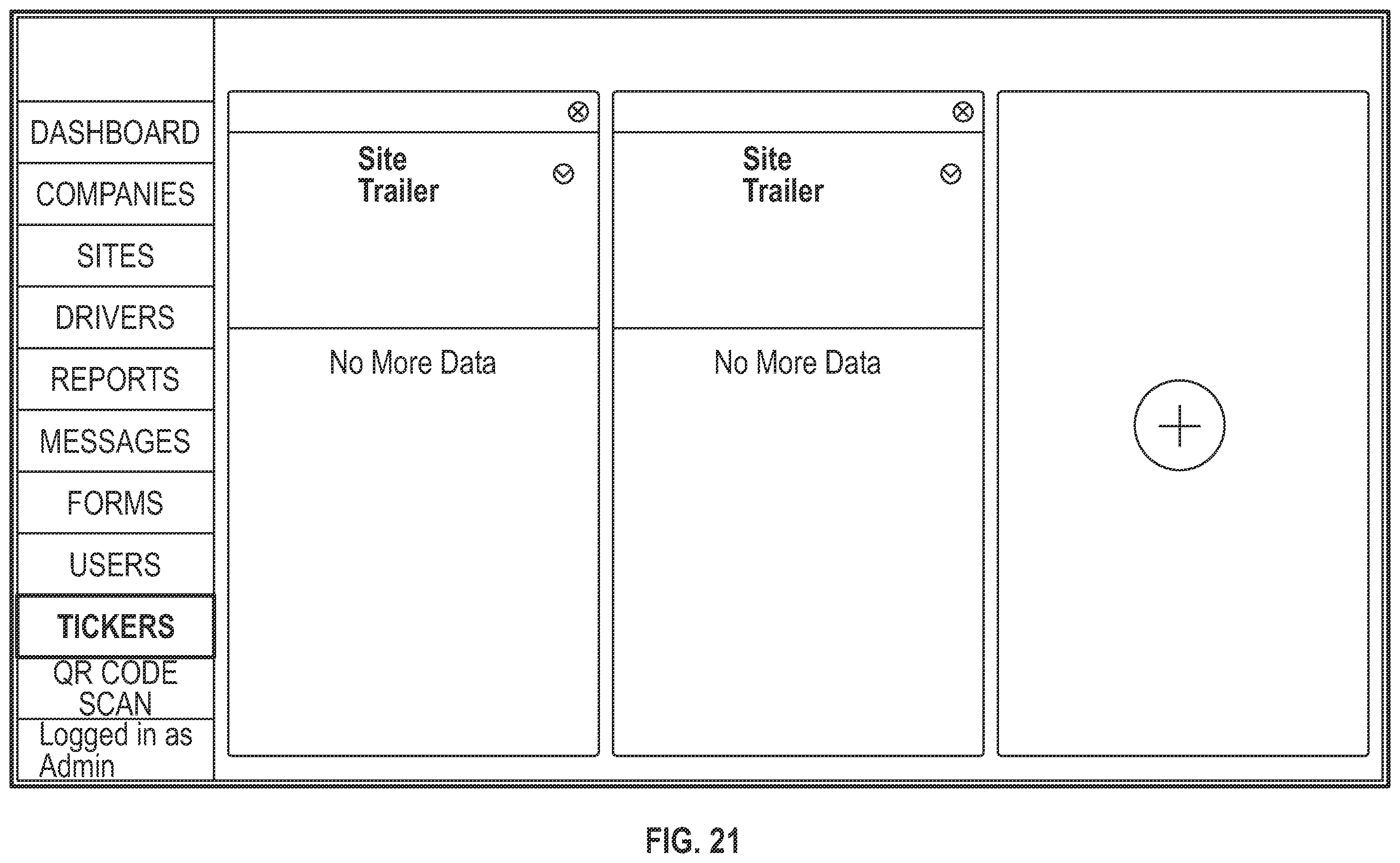Patent US12586431 Figure 19 – Secure access to trailer connectors