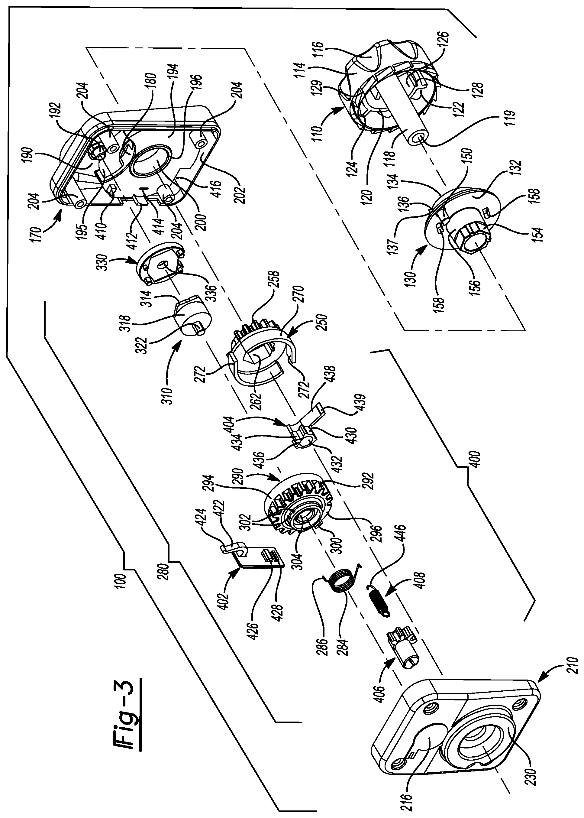 Patent US12586436 Figure 3 – Actuator with locking mechanism