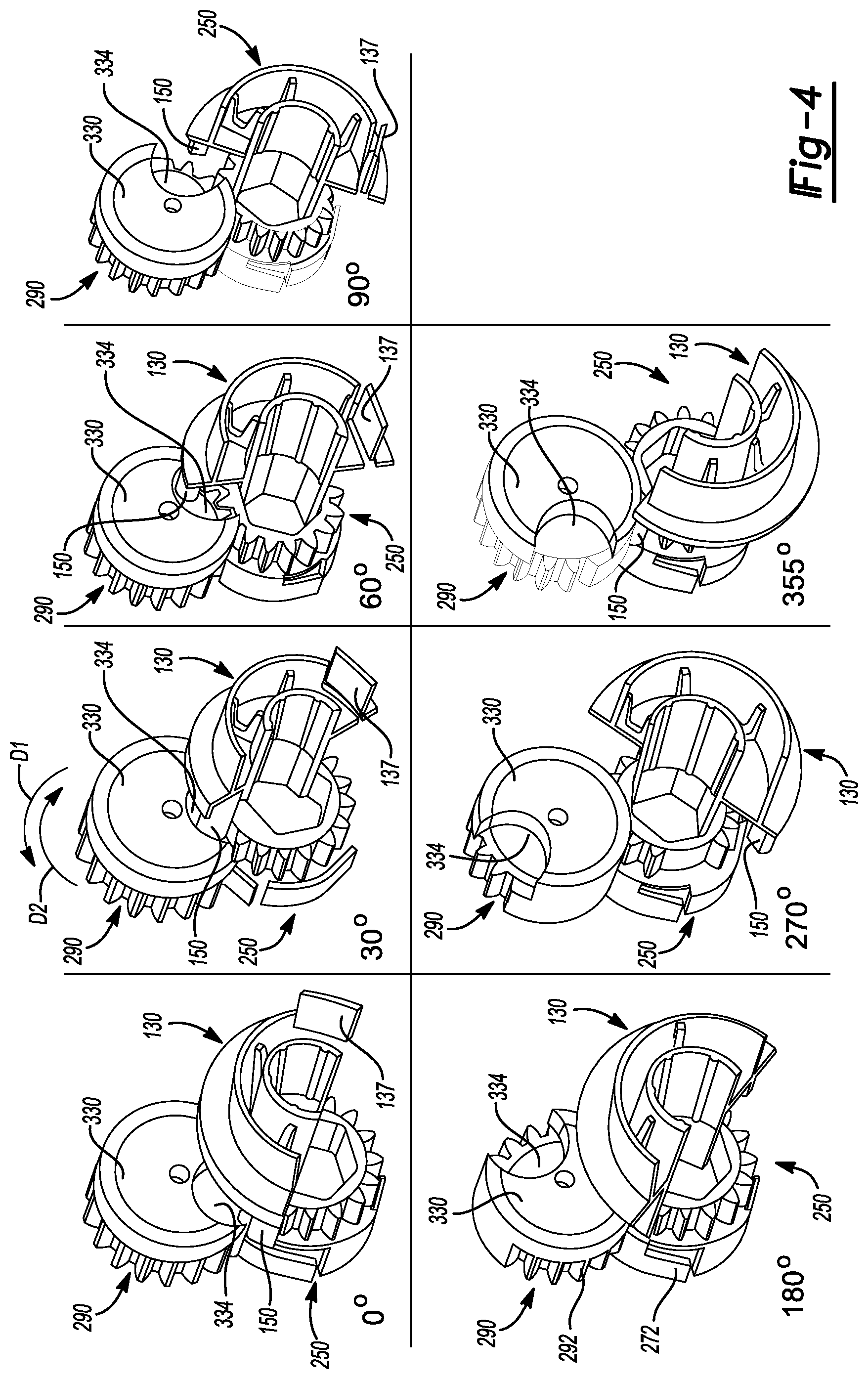 Patent US12586436 Figure 4 – Actuator with locking mechanism
