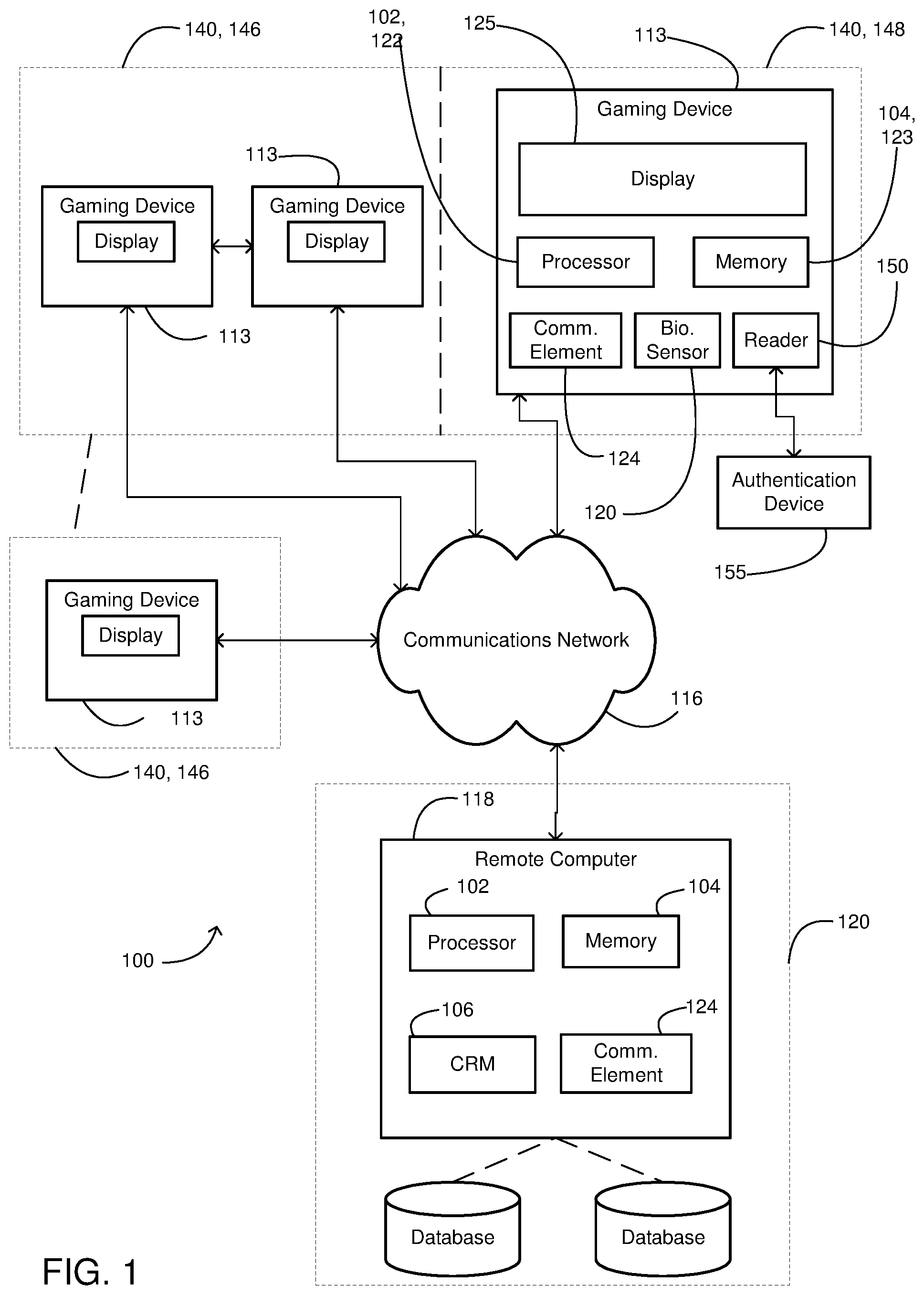 Patent US12586440 Figure 1 – Biometric access data encryption