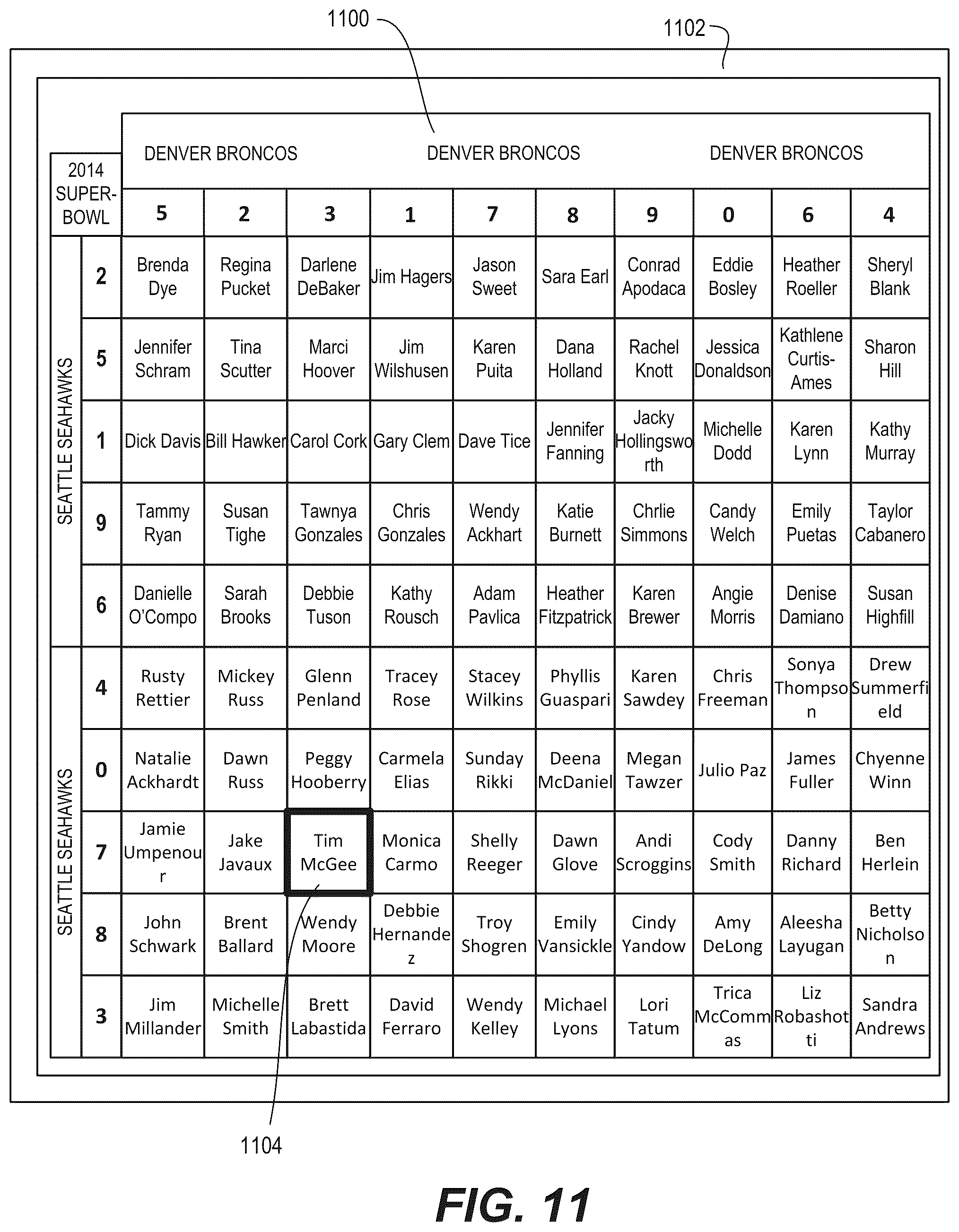 Patent US12586444 Figure 19 – Computer-implemented systems and methods for implementing matrix-based online gaming