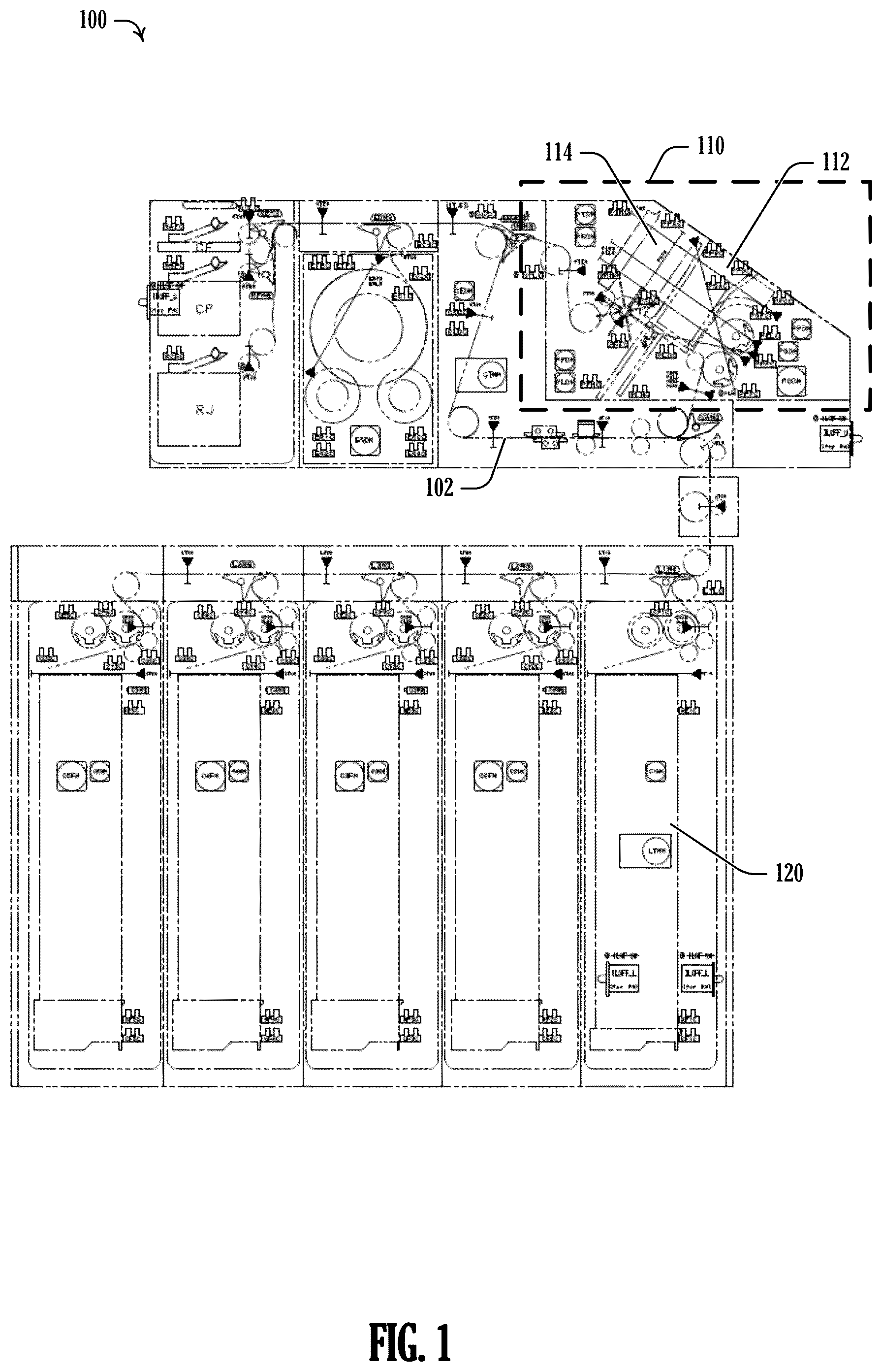 Patent US12586447 Figure 1 – Staging plate for an automated teller machine