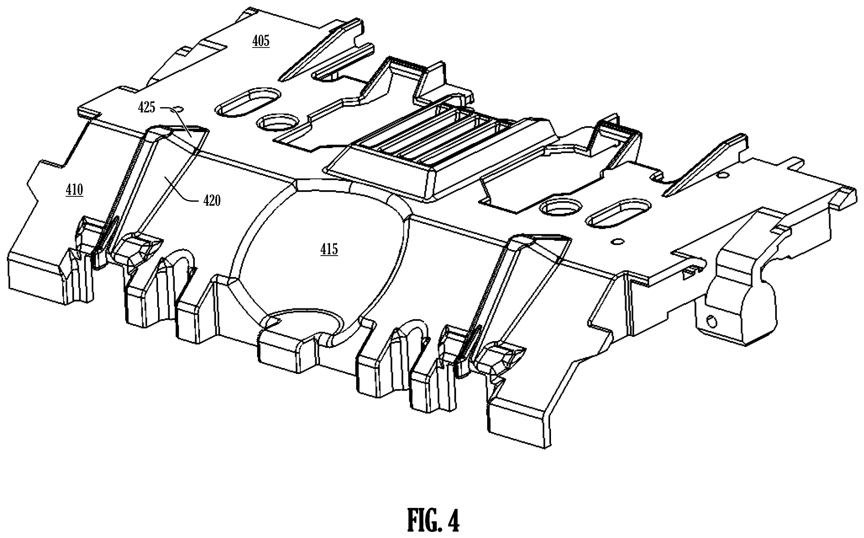 Patent US12586447 Figure 4 – Staging plate for an automated teller machine