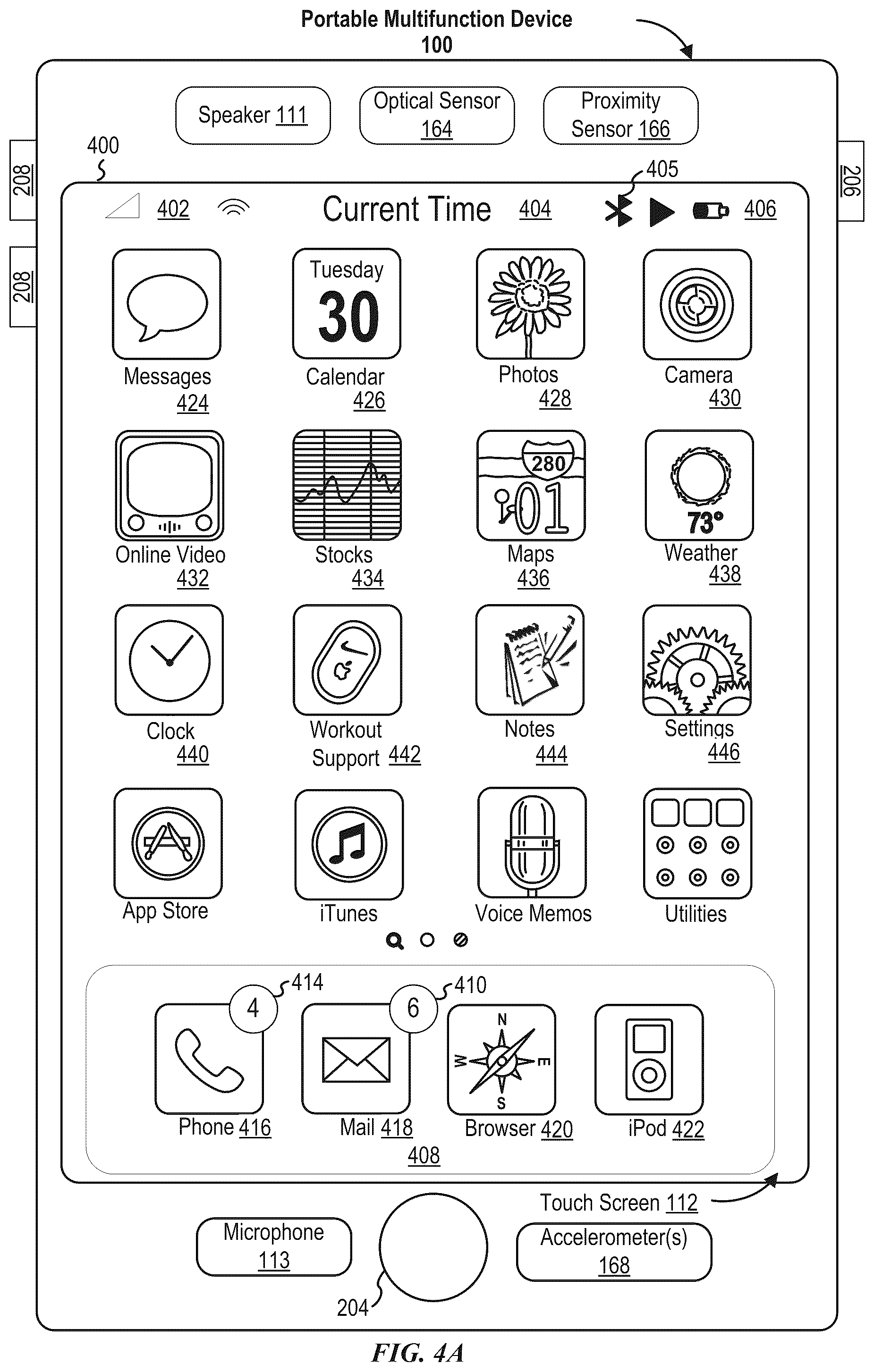 Patent US12586454 Figure 5 – User interfaces for location tracking