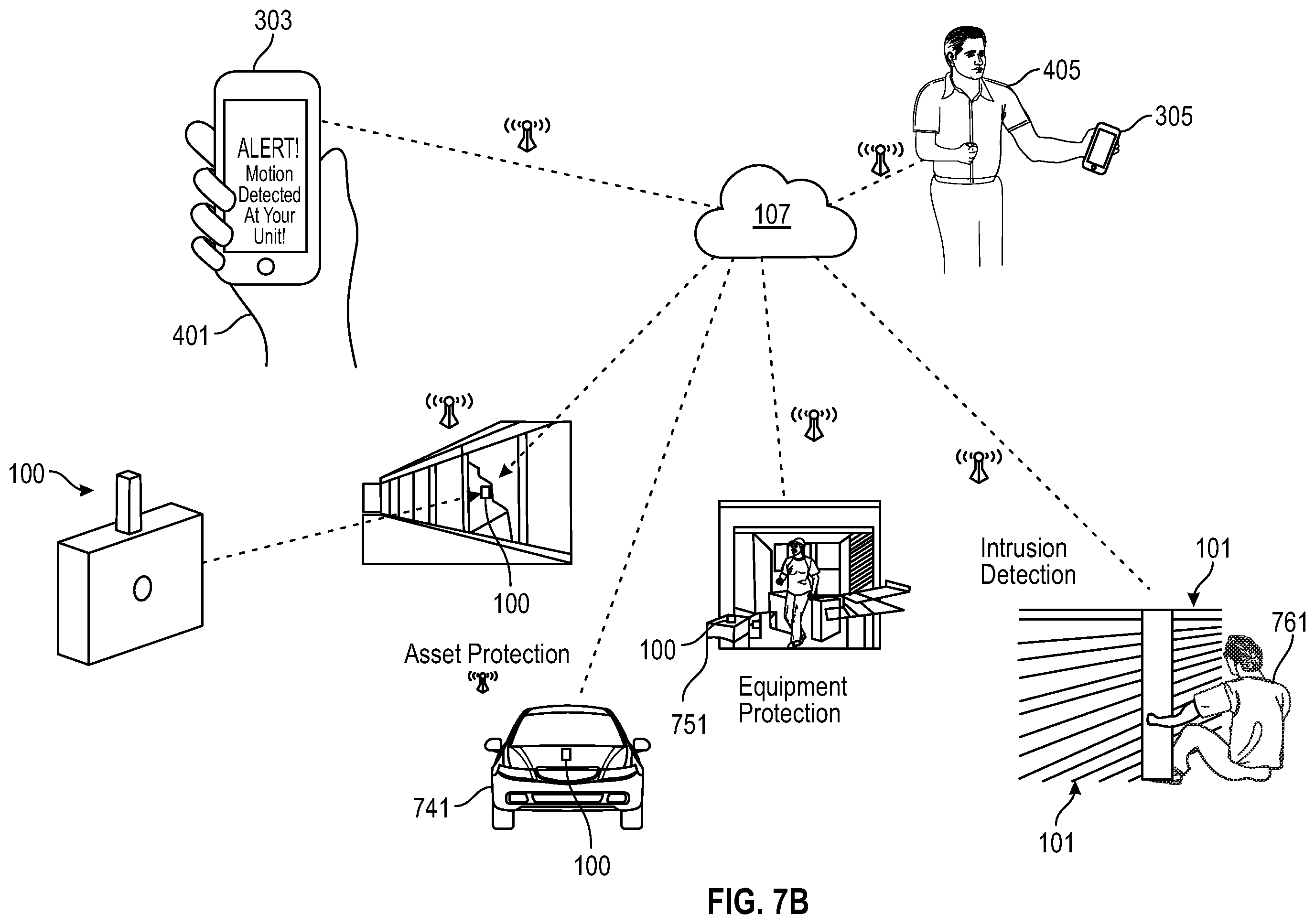 Patent US12586455 Figure 13 – Devices, systems, and methods for monitoring controlled spaces for transitory uses