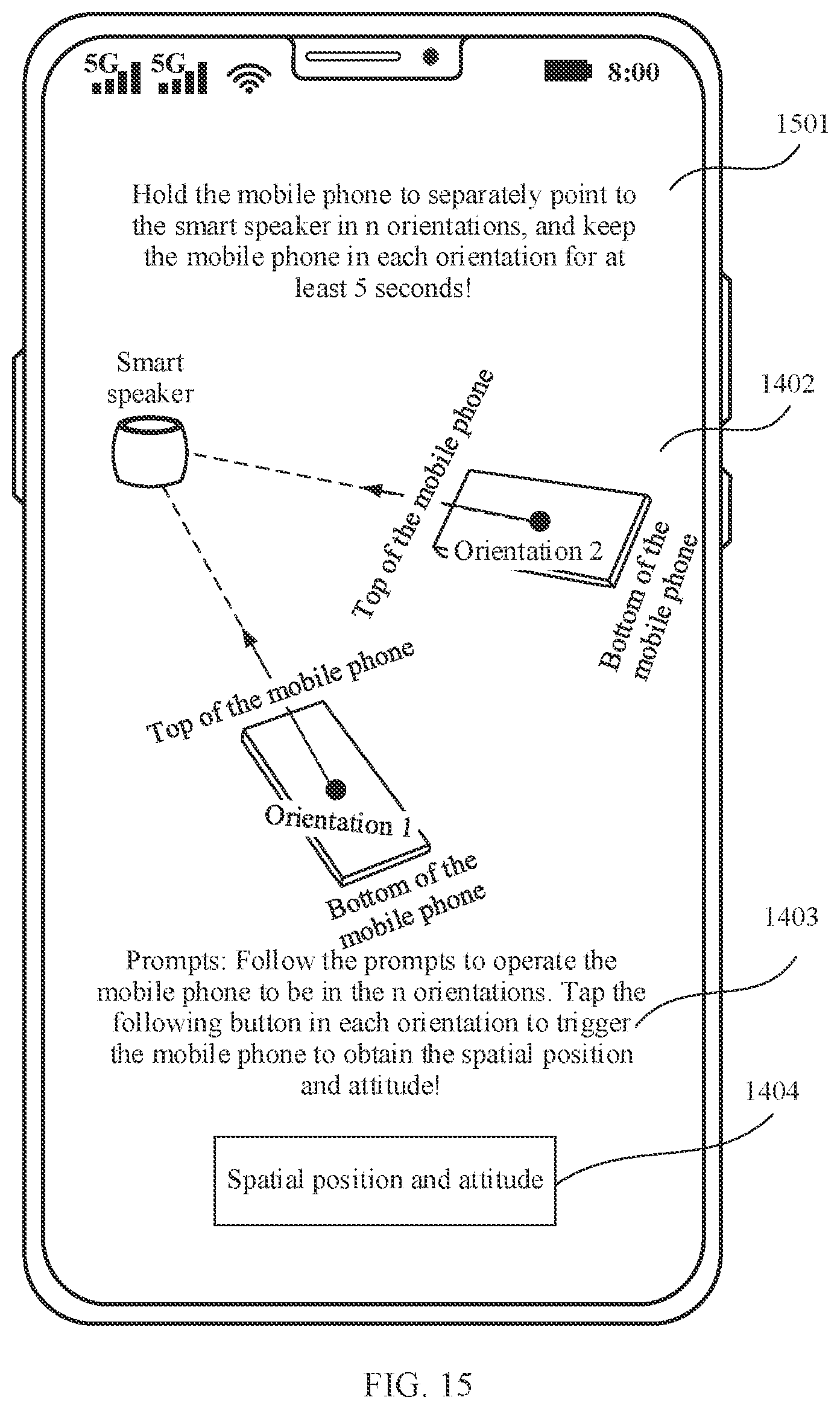 Patent US12586457 Figure 15 – Home device position marking method and electronic device