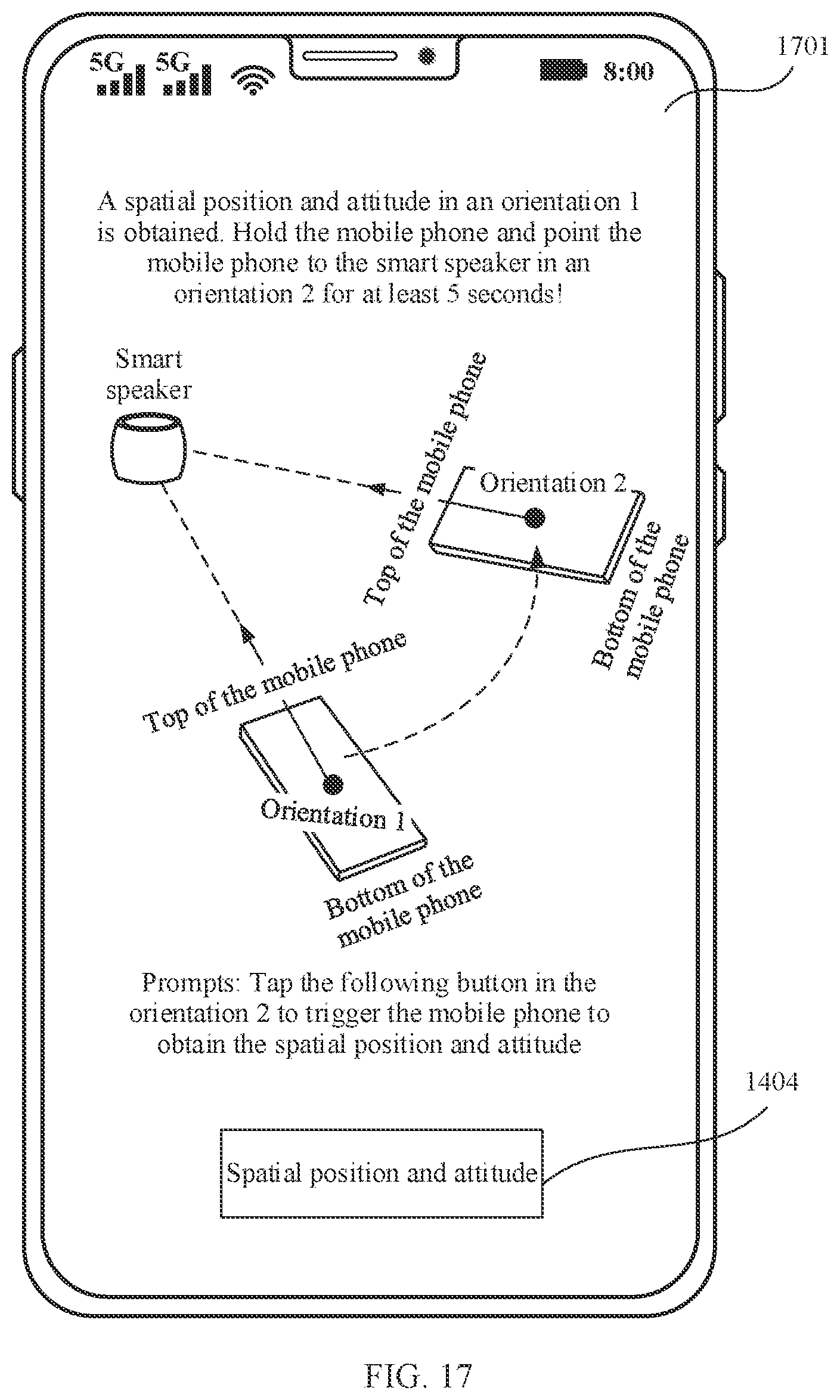Patent US12586457 Figure 17 – Home device position marking method and electronic device