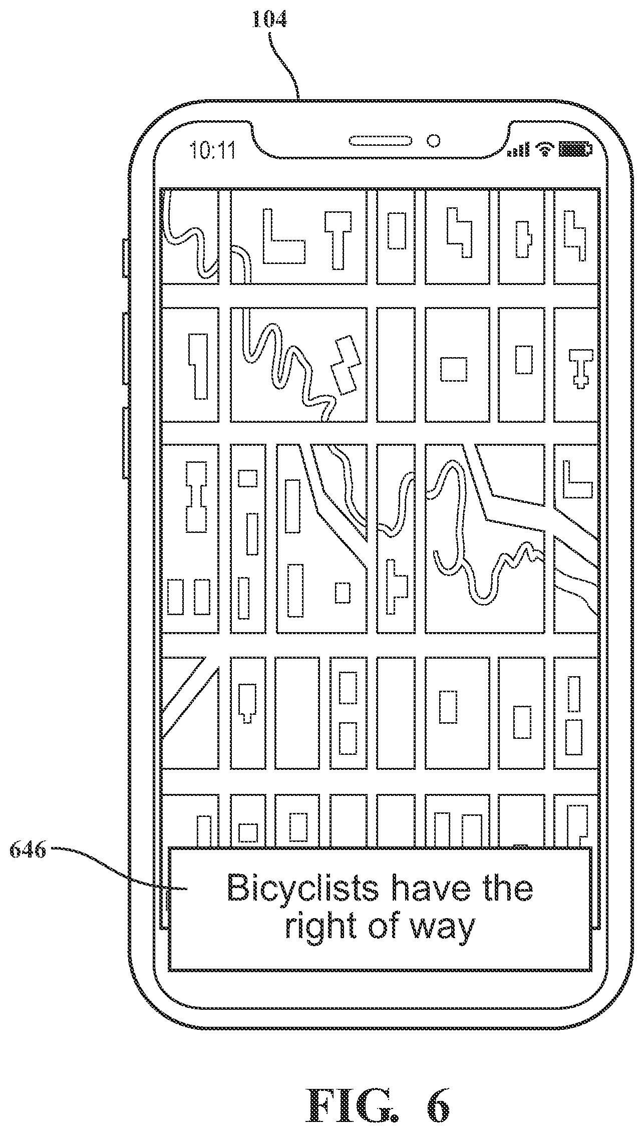 Patent US12586458 Figure 6 – Systems and methods for external display-based pedestrian navigation assistance