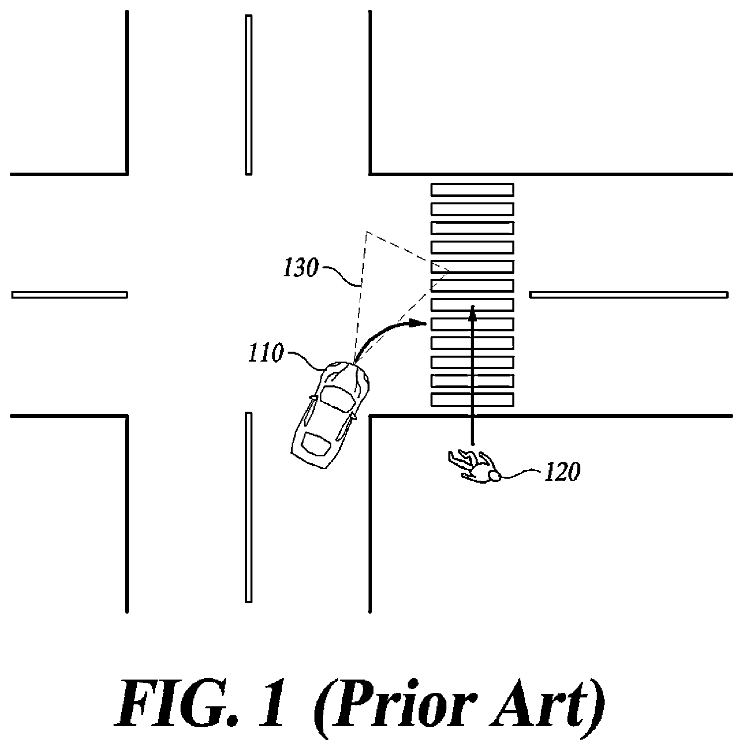 Patent US12586465 Figure 1 – Method and apparatus for assisting right turn of autonomous vehicle based on UWB communication and V2X communication at intersection