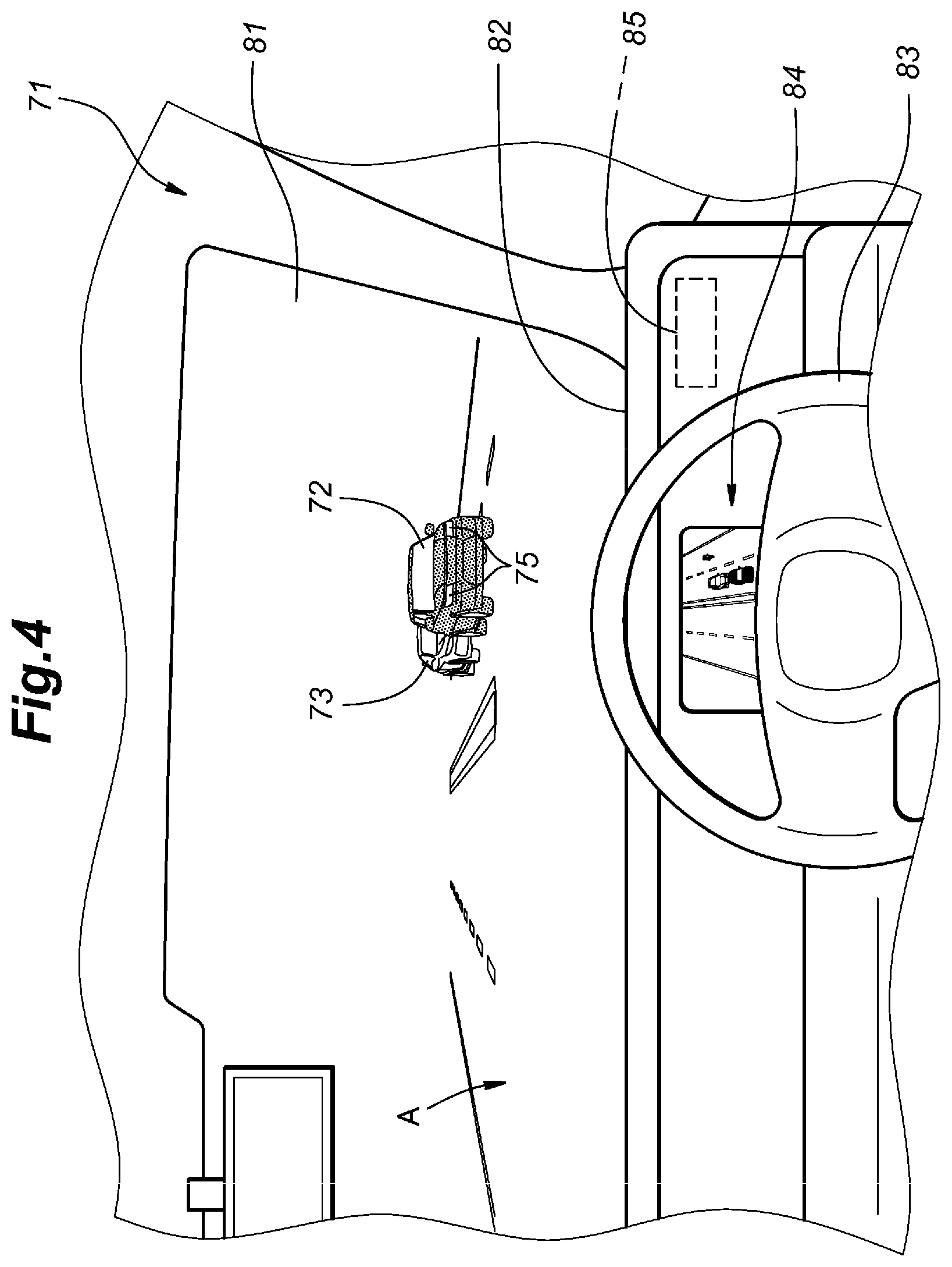 Patent US12586466 Figure 4 – Traffic safety assistance system